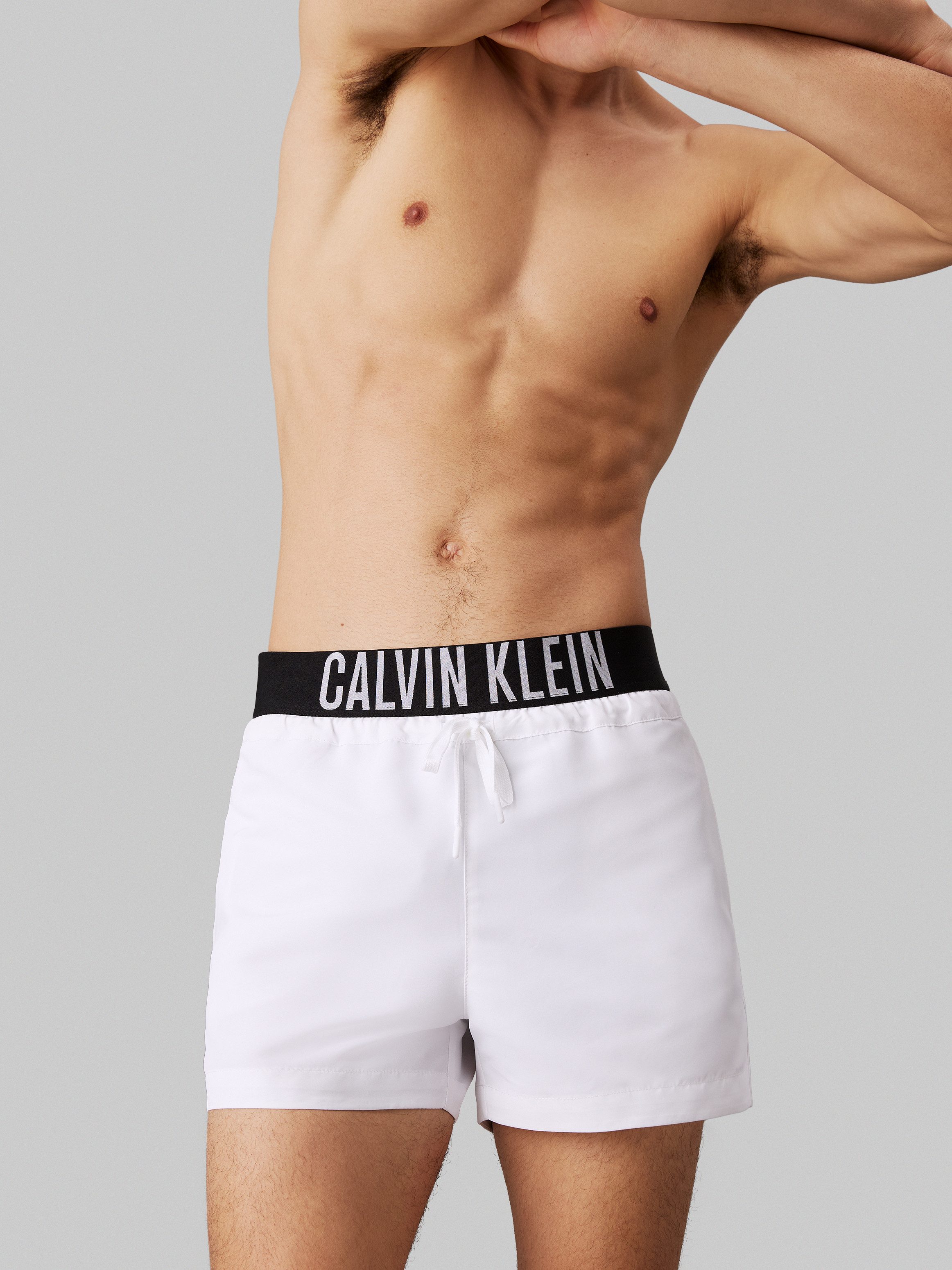 Calvin Klein Swimwear Zwemshort SHORT WB met logoband