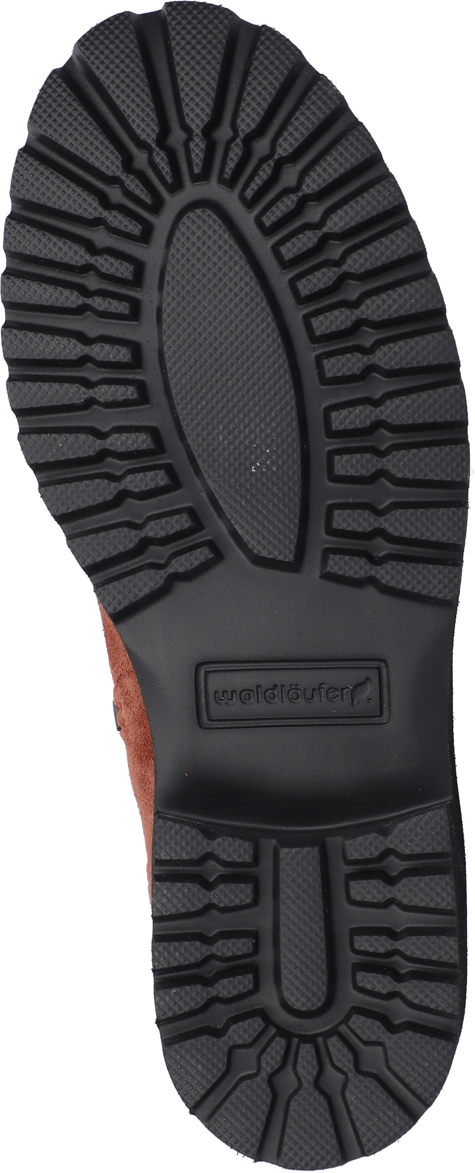 Waldläufer Hoge veterschoenen H-LUISE enkellaars, blokhak, in comfortabele schoenwijdte g (= breed)