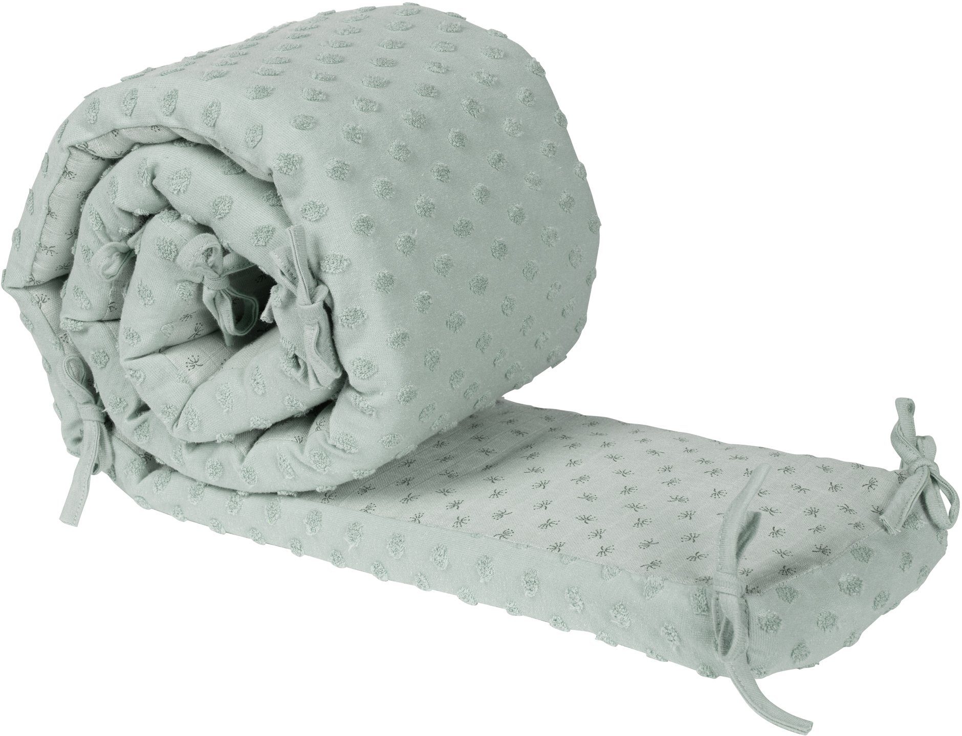 Roba® Babynestje Lil Planet, frosty green GOTS made with organic materials, gecertificeerd door BCS 36081