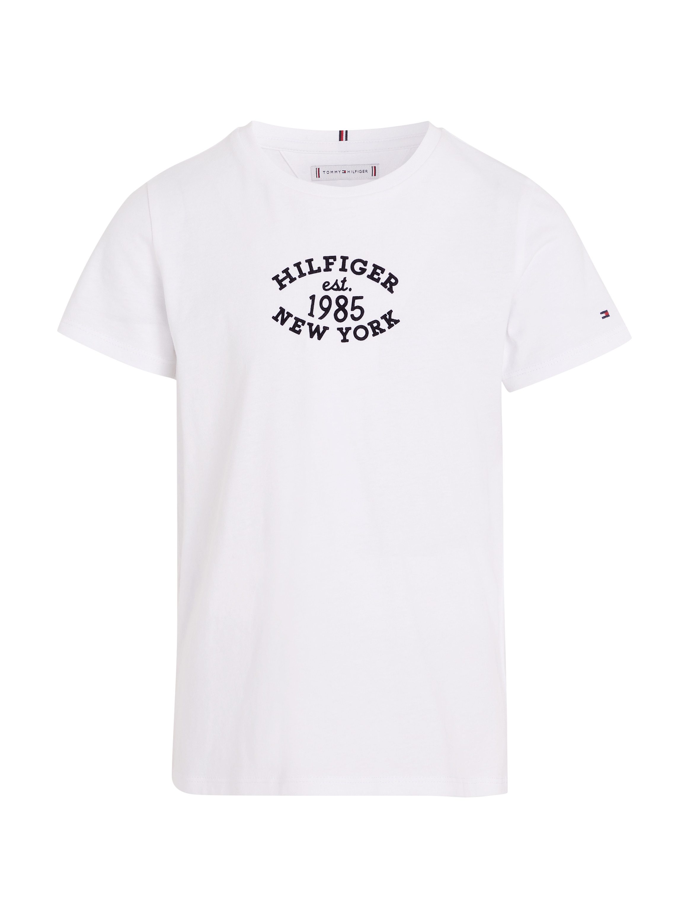 Tommy Hilfiger T-shirt MONOTYPE FLOCK Kinderen tot 16 jaar met logostiksel
