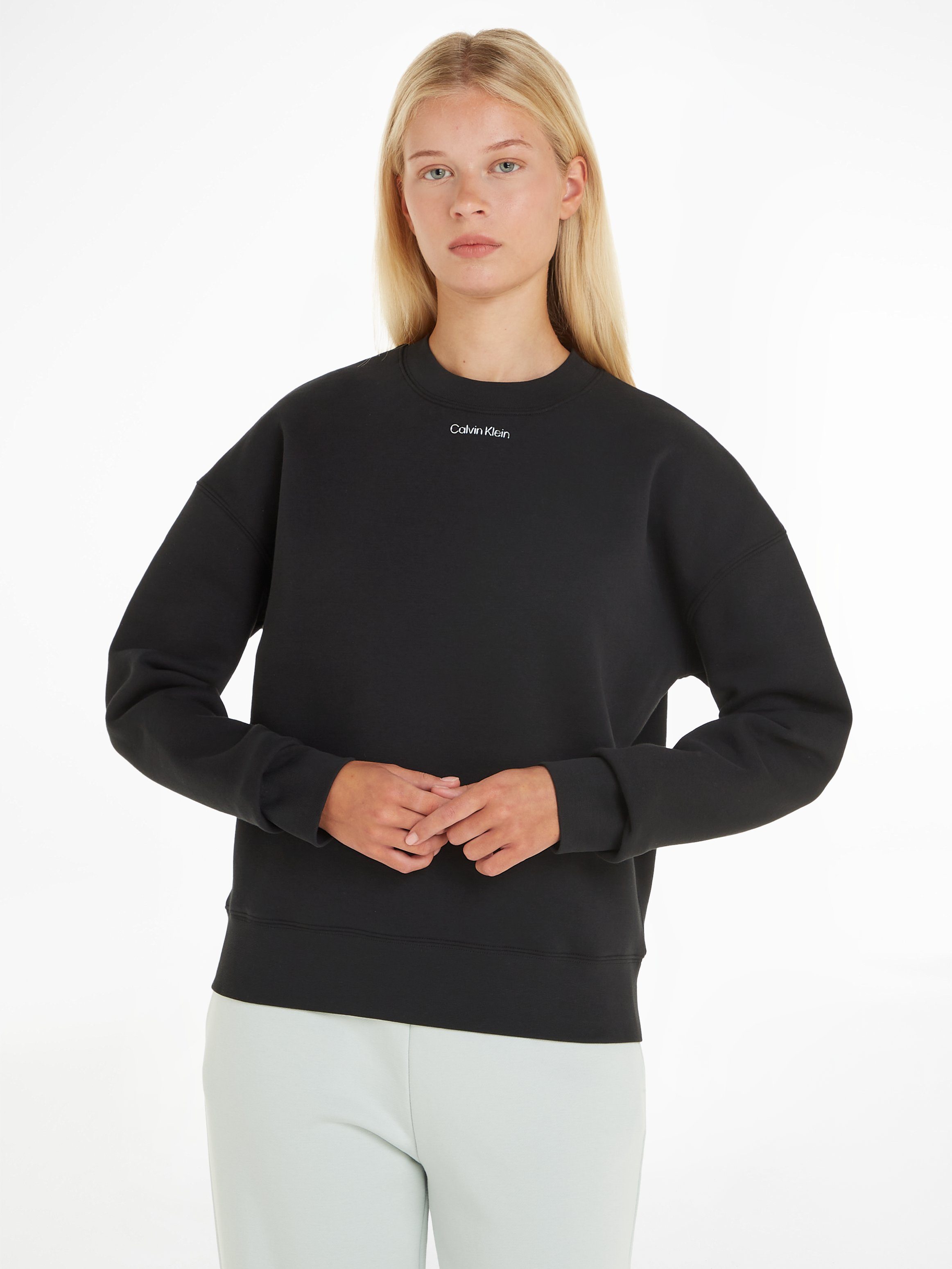 Calvin Klein Sweatshirt METALLIC MICRO LOGO SWEATSHIRT