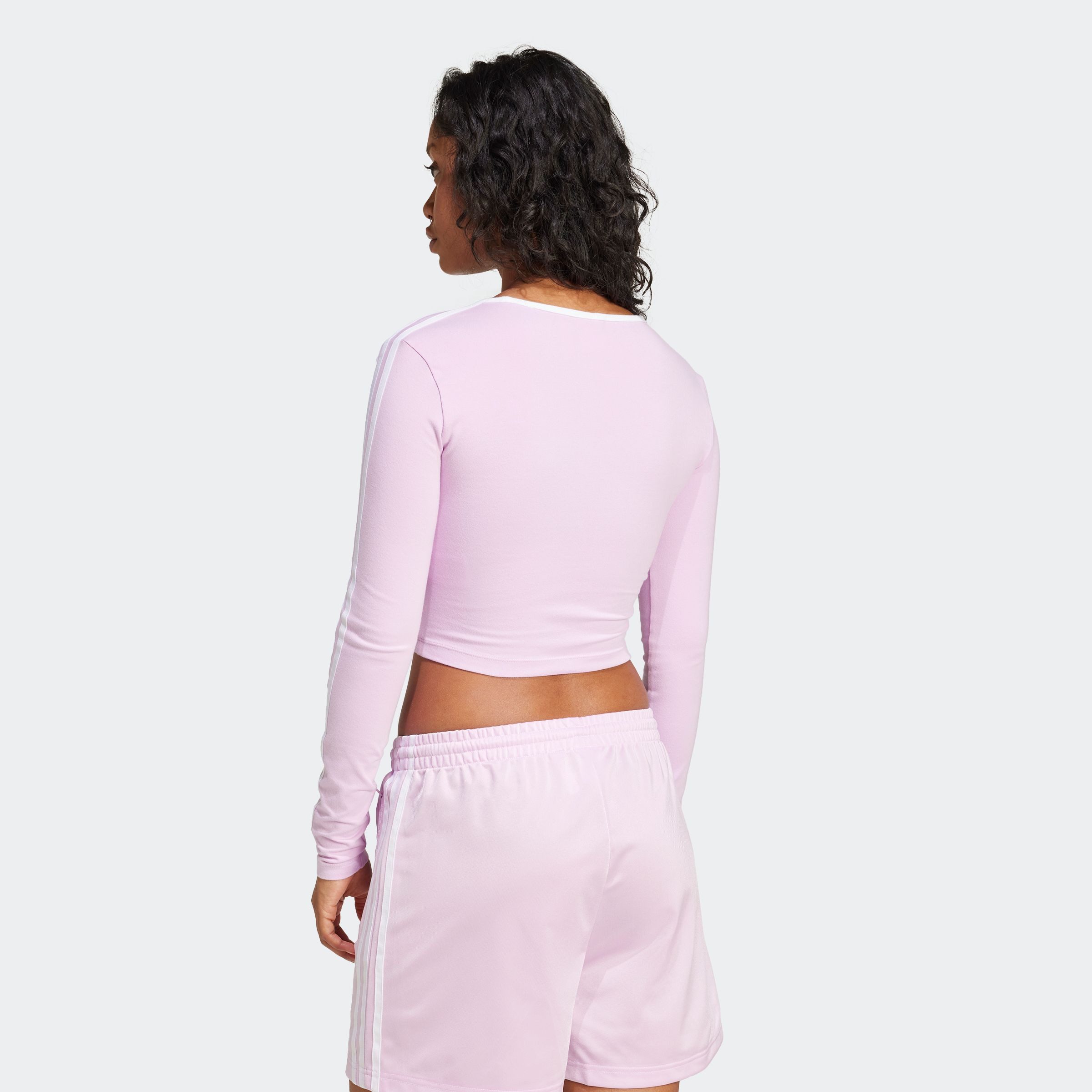 adidas Originals Shirt met lange mouwen 3S LS CROP