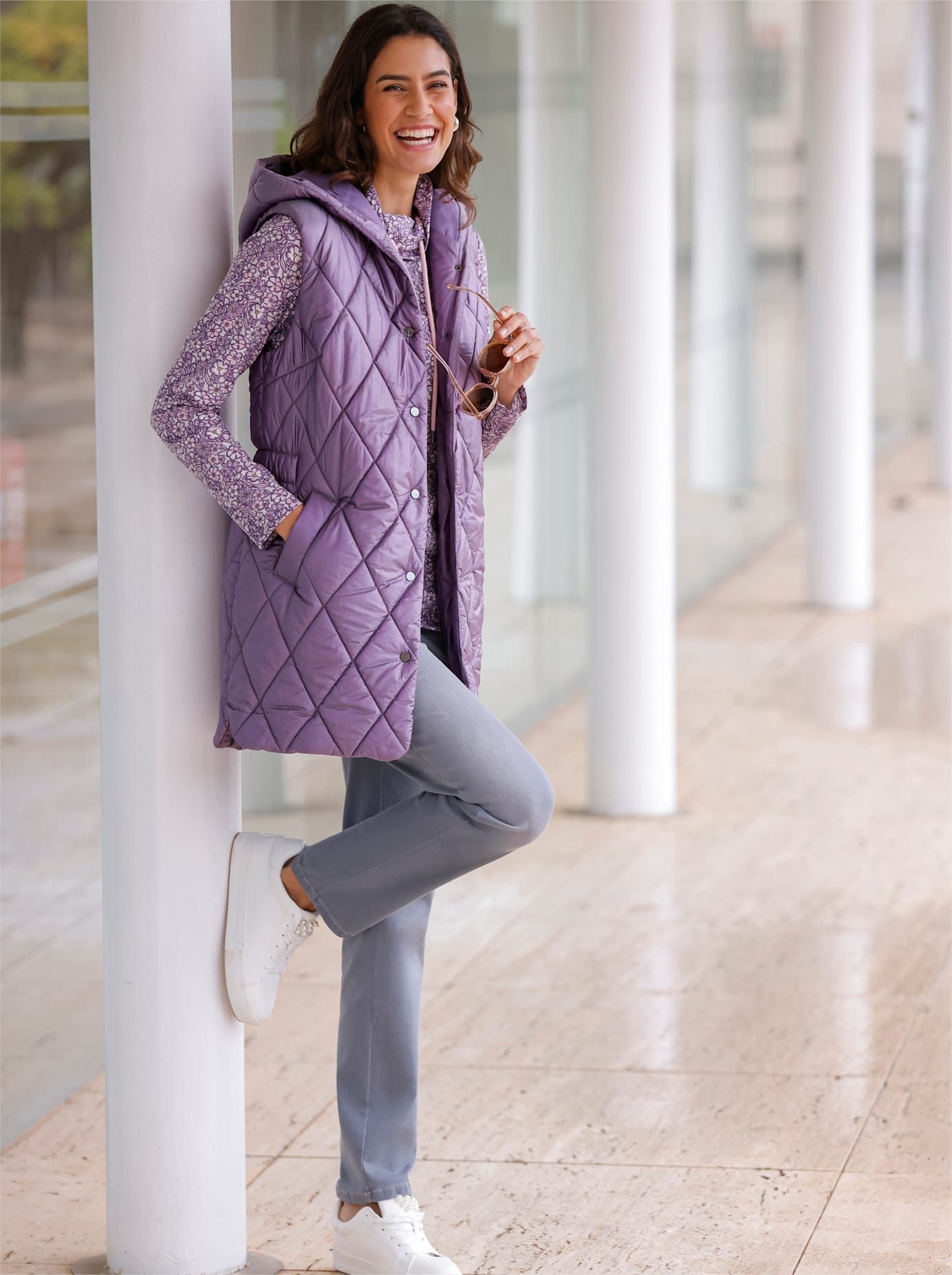 Classic Inspirationen Bodywarmer bovenkleding maat 38 paars