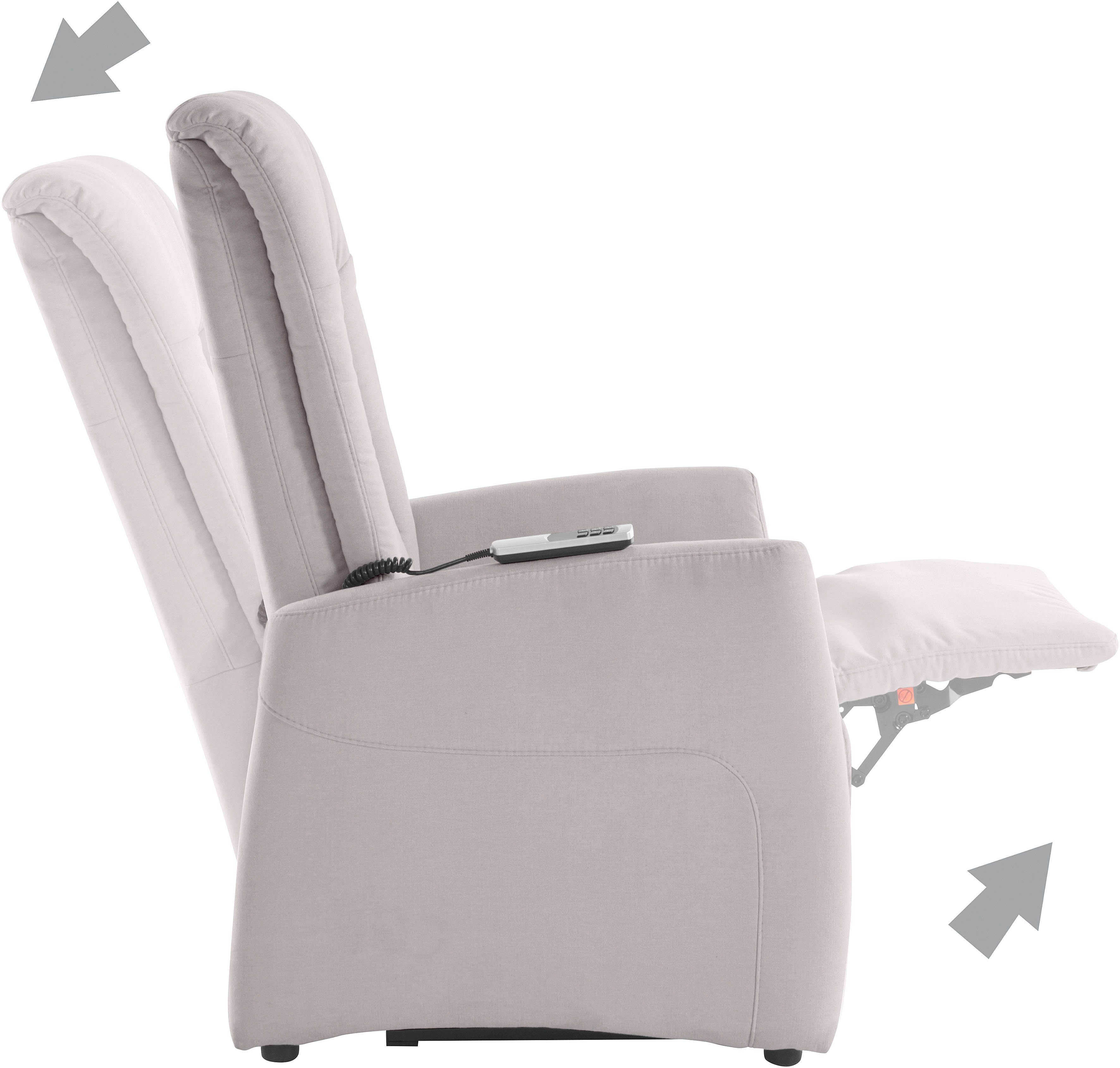 sit&more Relaxfauteuil MELISSA naar keuze elektrisch of handmatig verstelbaar, optioneel opstahulp