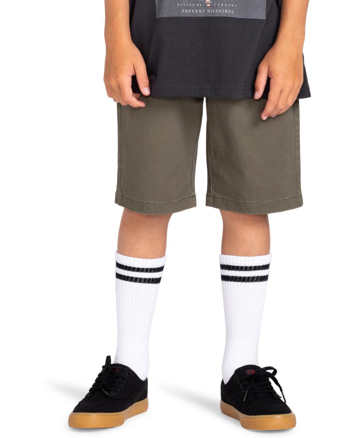 Element Chino-short Howland Classic jongens bermuda broeken maat 8(125-130cm) groen