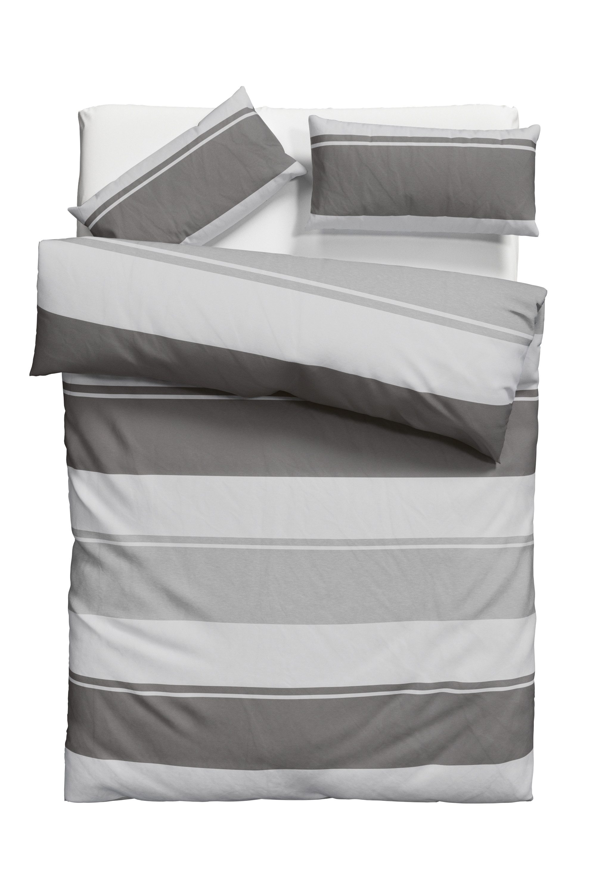 Home affaire Beddengoed Yonne in frisse kleuren, gestreepte beddengoed, vanaf maat 135x200 cm