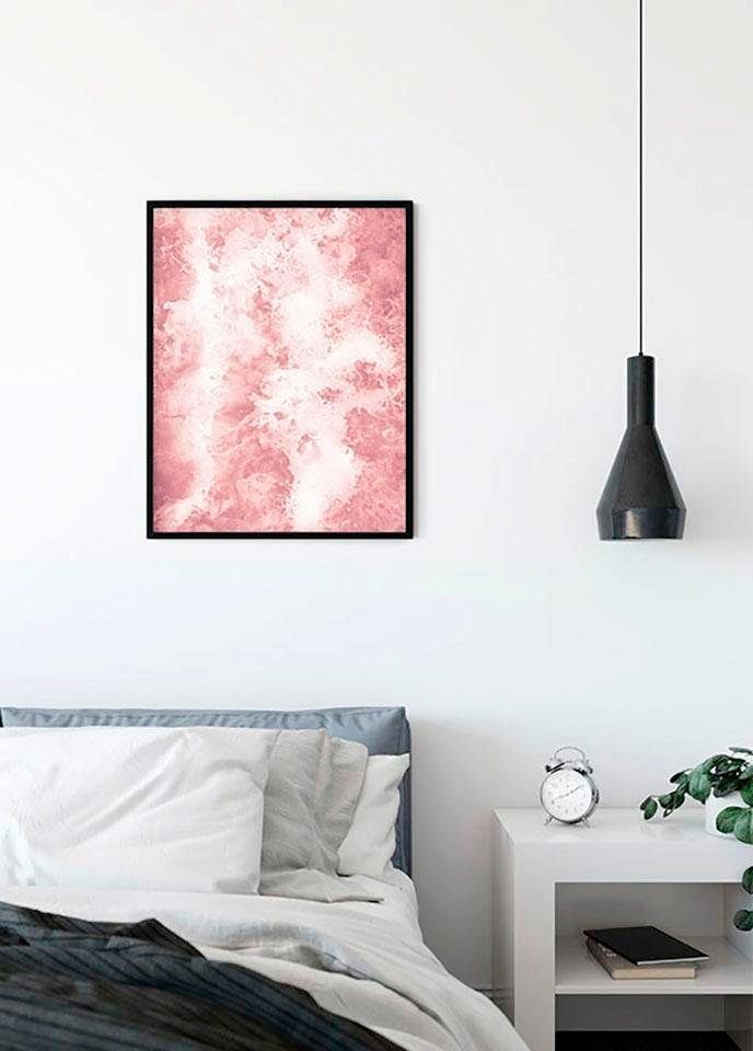 Komar Wanddecoratie Pink Bubbles Wanddecoratie - zonder lijst (1 stuk)
