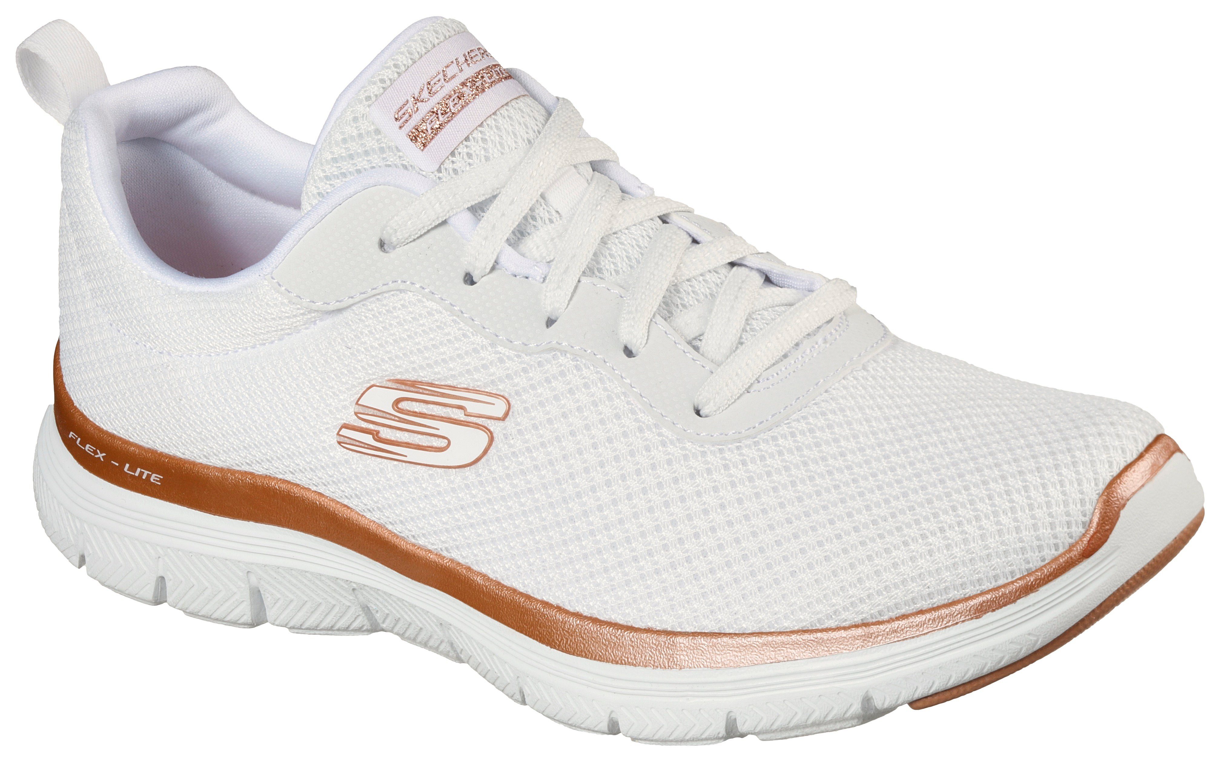 Skechers Sneakers FLEX APPEAL 4.0 BRILLINAT VIEW met air-cooled memory foam uitvoering