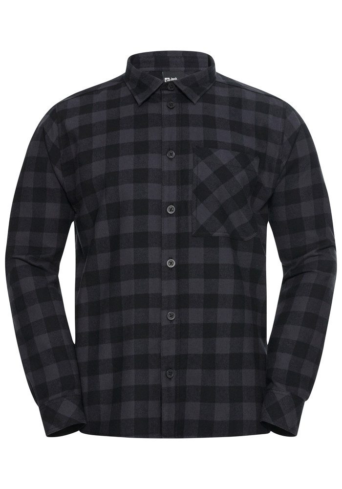Jack Wolfskin Flanellen overhemd LITE FLANNEL SHIRT M