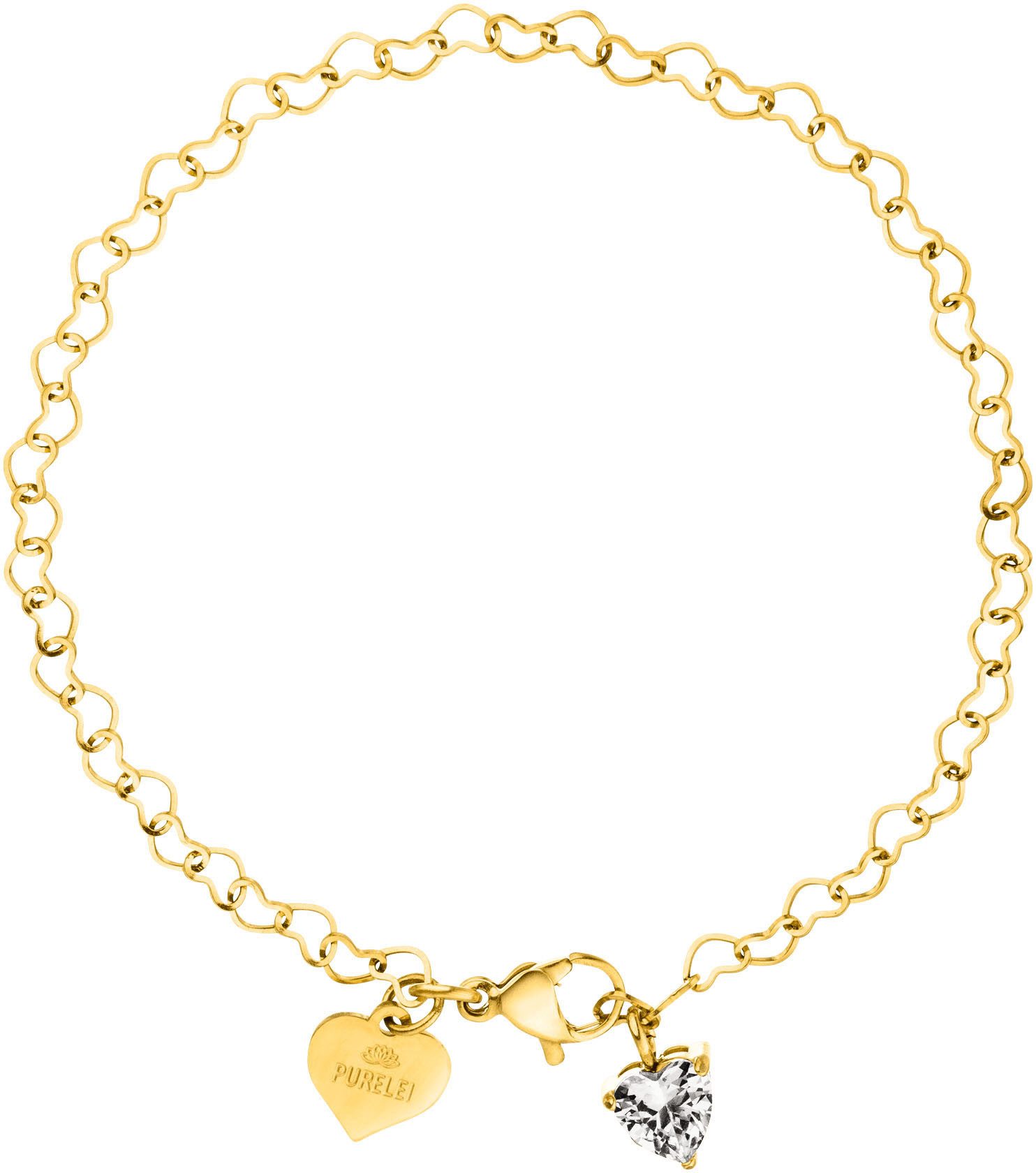 Purelei Armband Sieraden cadeau Endless Love hart, 23031-Armband-Endless-Love