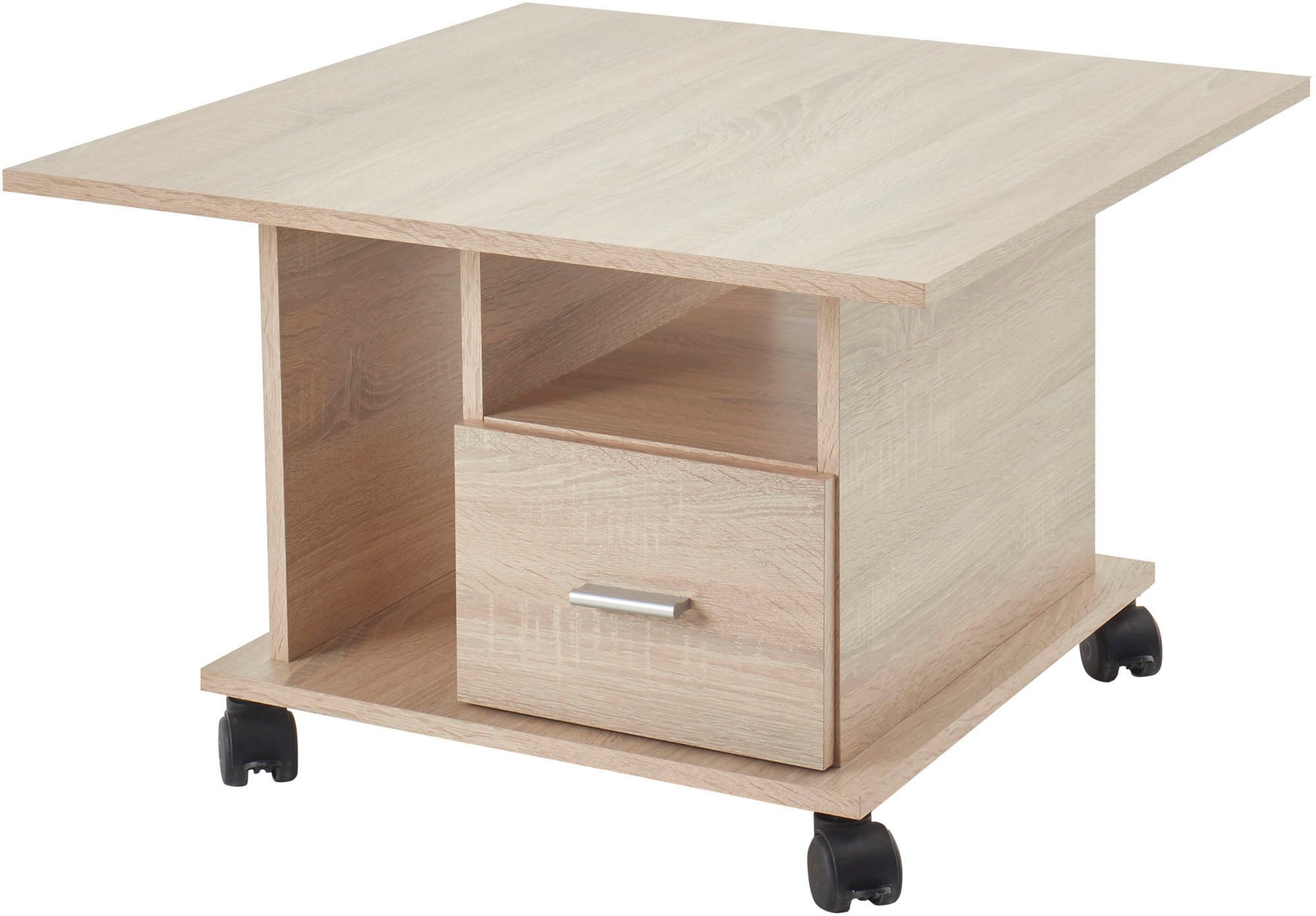 Stolkom Salontafel Activio rollend, tafel met lade