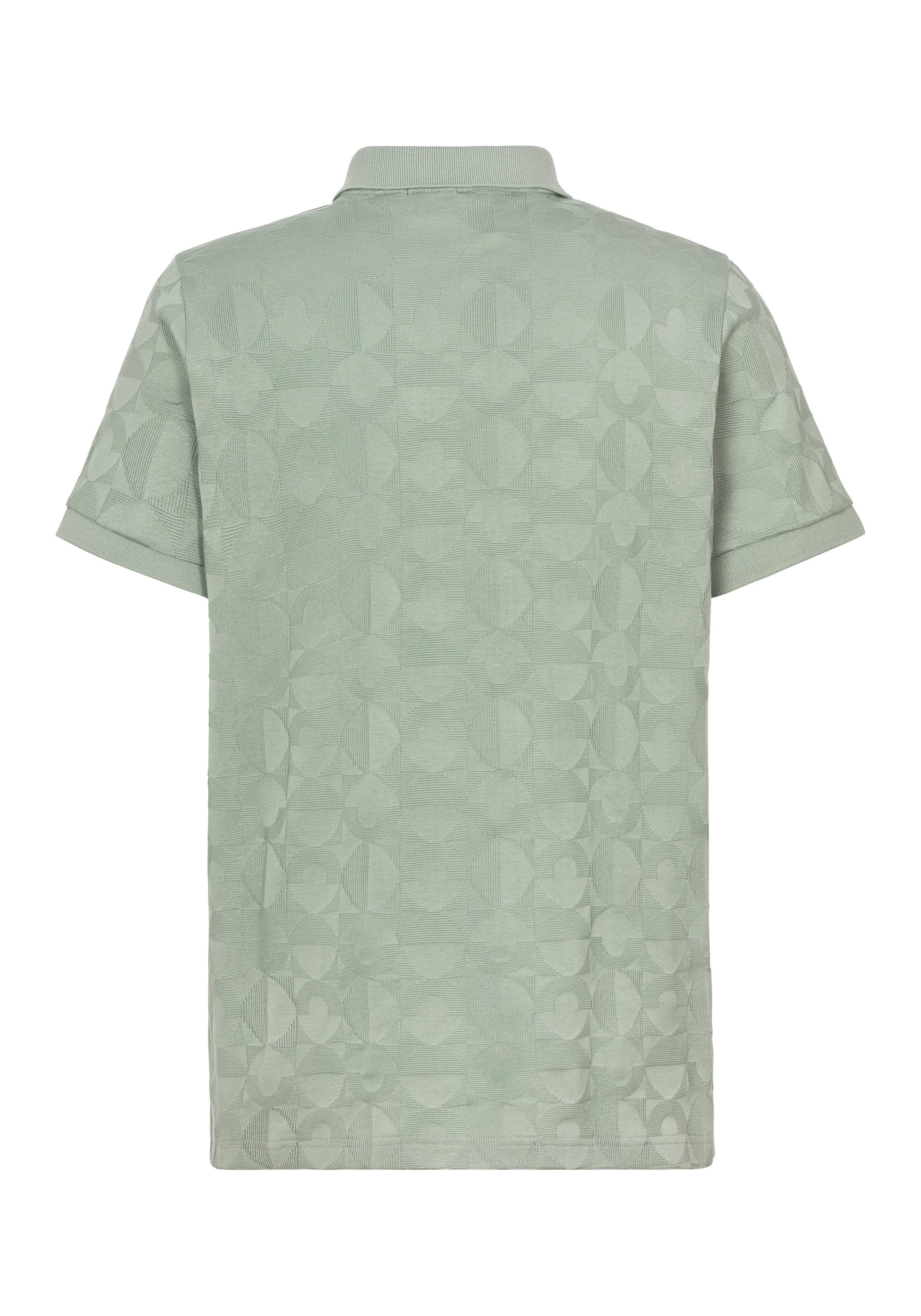 BOSS GREEN Poloshirt Pirax Striped in discreet patroon