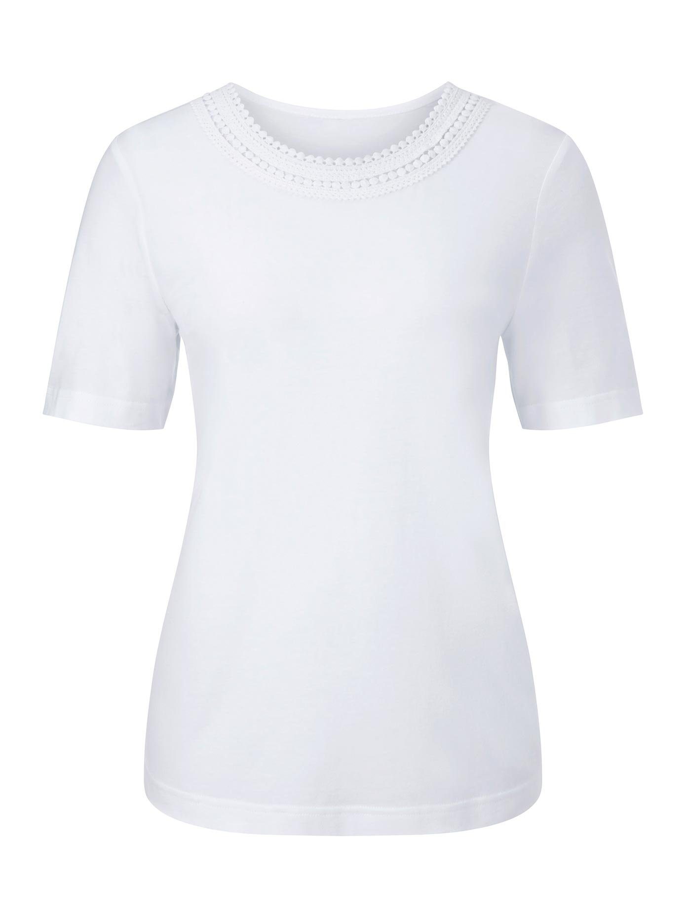 Classic Shirt met ronde hals Shirt (1-delig)