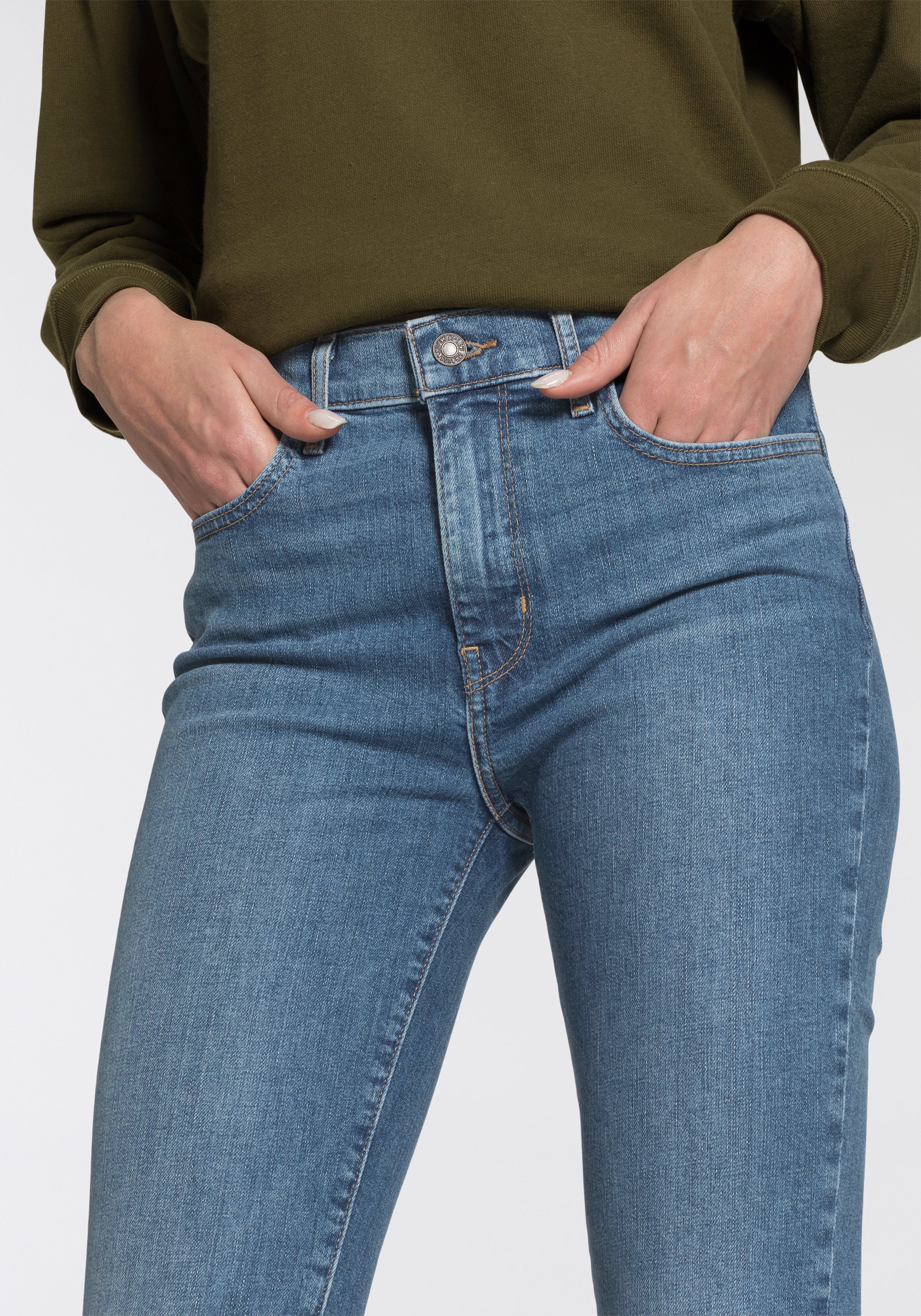 Levi's® Skinny fit jeans 720 High Rise met hoge taille