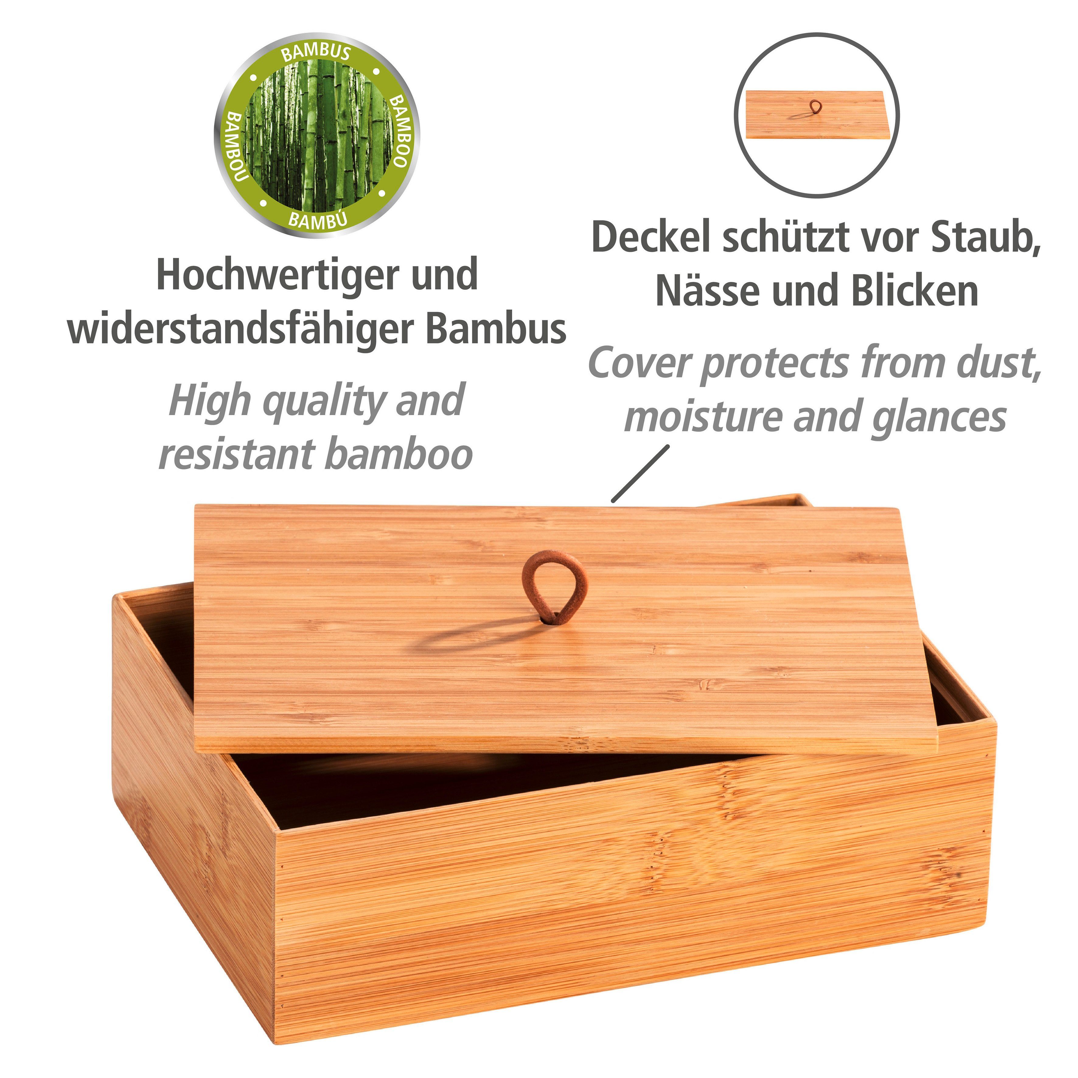WENKO Opbergbox Terra met deksel en praktische lus (1 stuk)