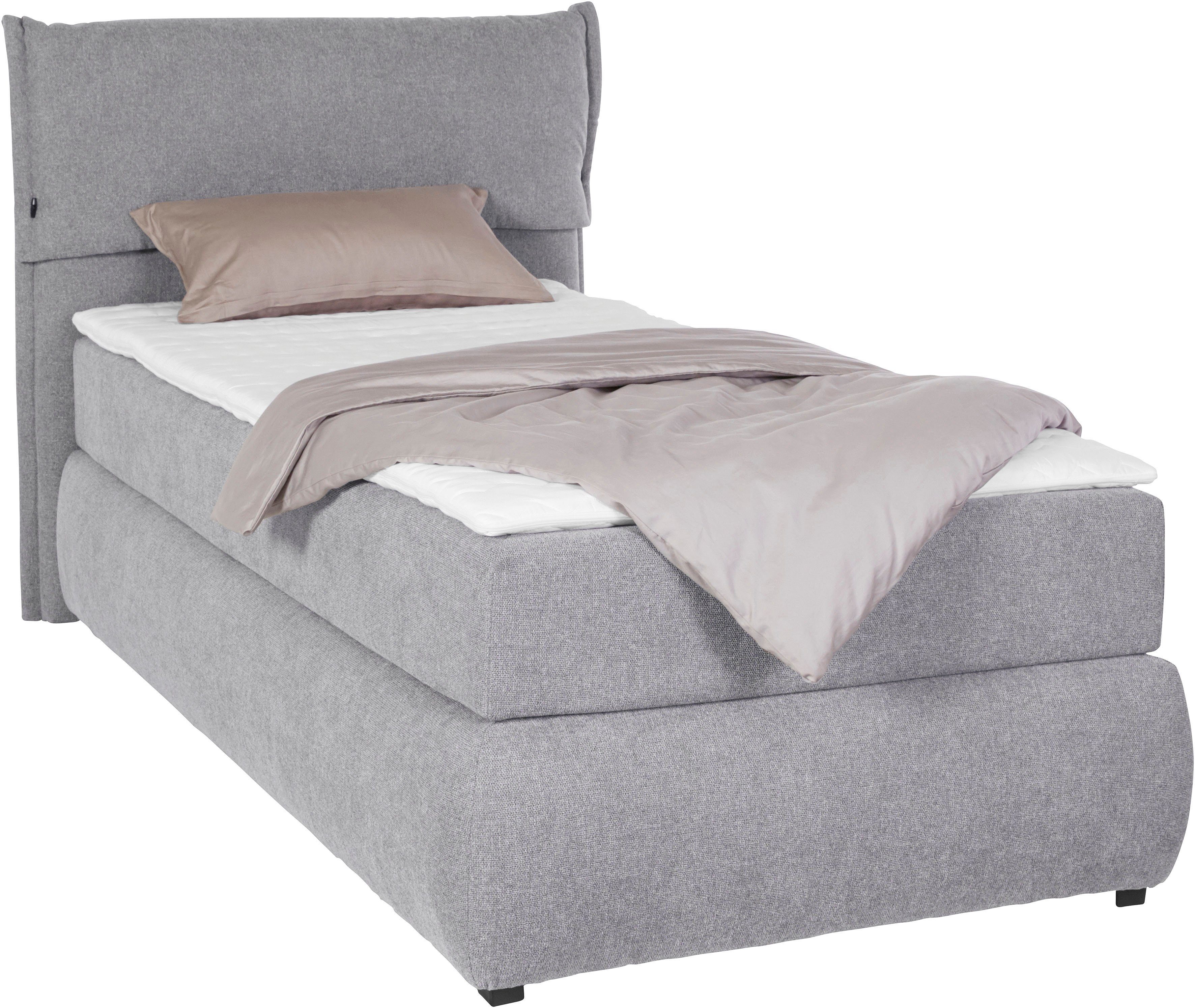 andas Boxspring Jenson in 4 kleuren, 4 breedten, 3 matrassoorten in 2 hardheden, topmatras