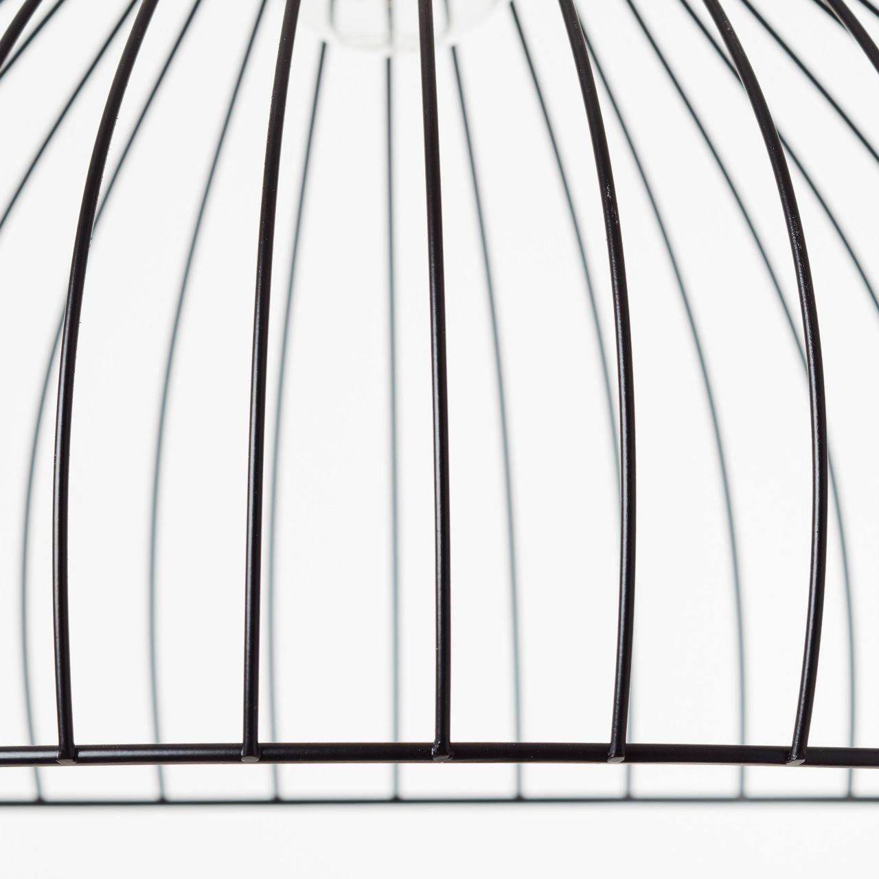 Brilliant Leuchten Hanglamp Blacky Hanglamp 40 cm matzwart (1 stuk)
