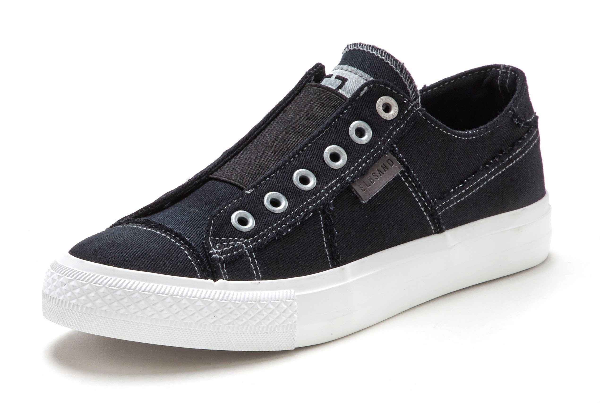 Elbsand Sneakers Halfschoen, slippers, vrijetijdsschoen, van textiel om in te stappen met elastische inzet
