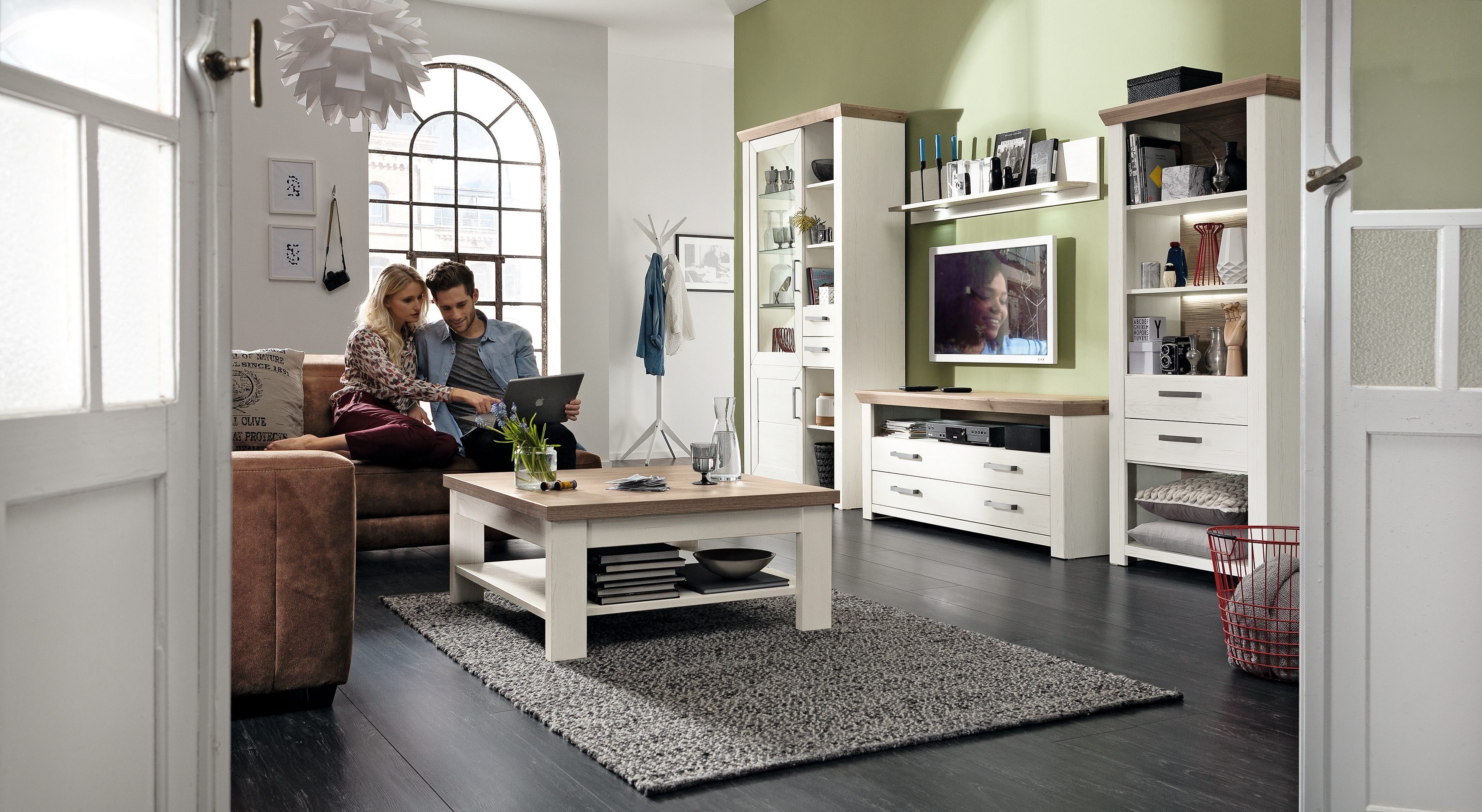 set one by Musterring Tv-meubel York Type 32, met 4 laden, verlichting optioneel, breedte 140 cm