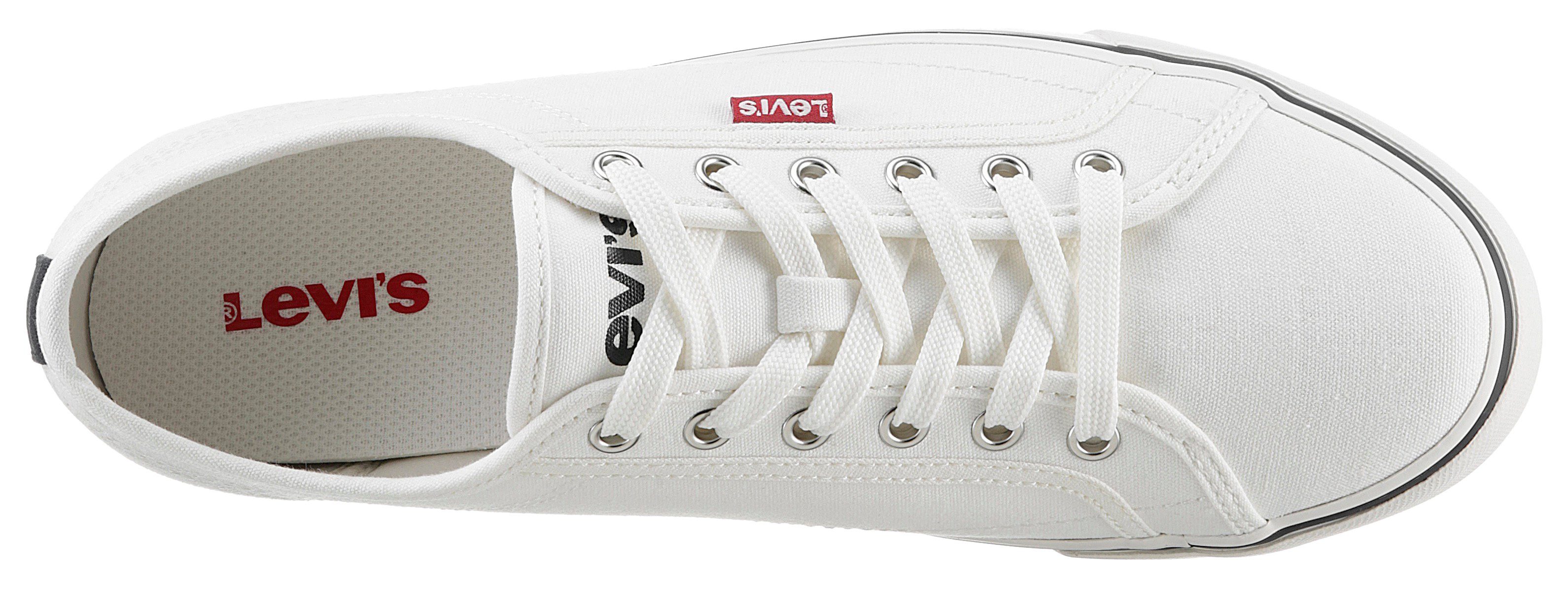 Levi's® Sneakers HERNAN , vrijetijdsschoen, lage schoen, veterschoen met 6-voudige perforatie