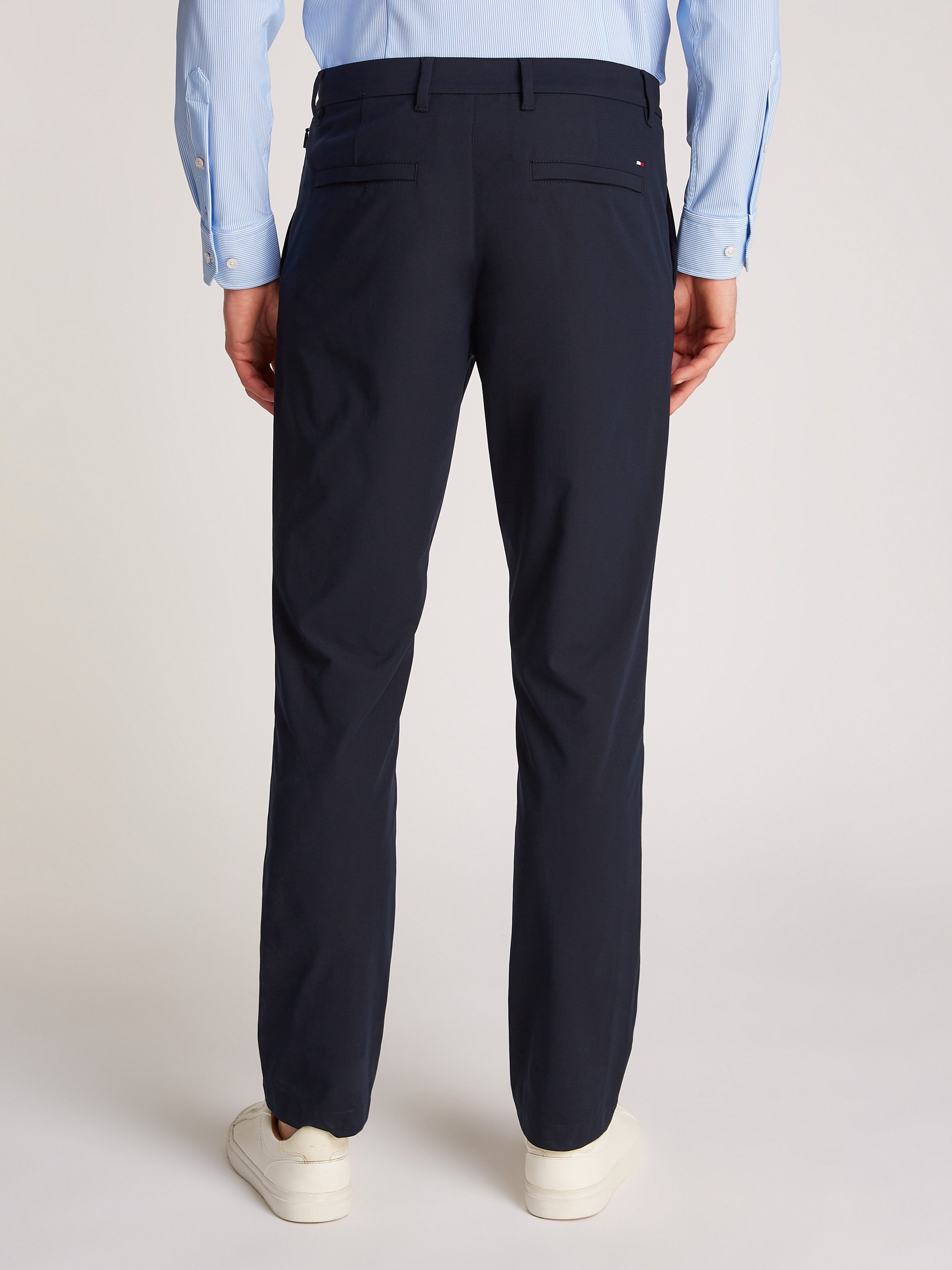 Tommy Hilfiger Chino DENTON KNIT TECH CHINO met vochtafvoerende anti-geur technologie