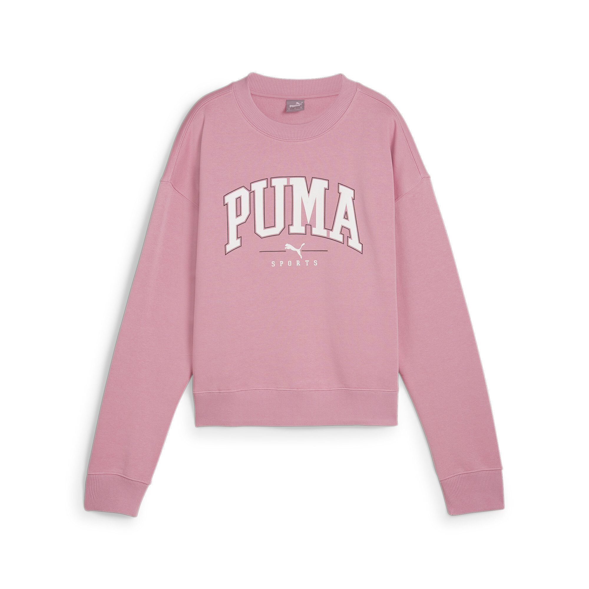PUMA Sweatshirt SQUAD CREW FL dames sweaters maat M roze