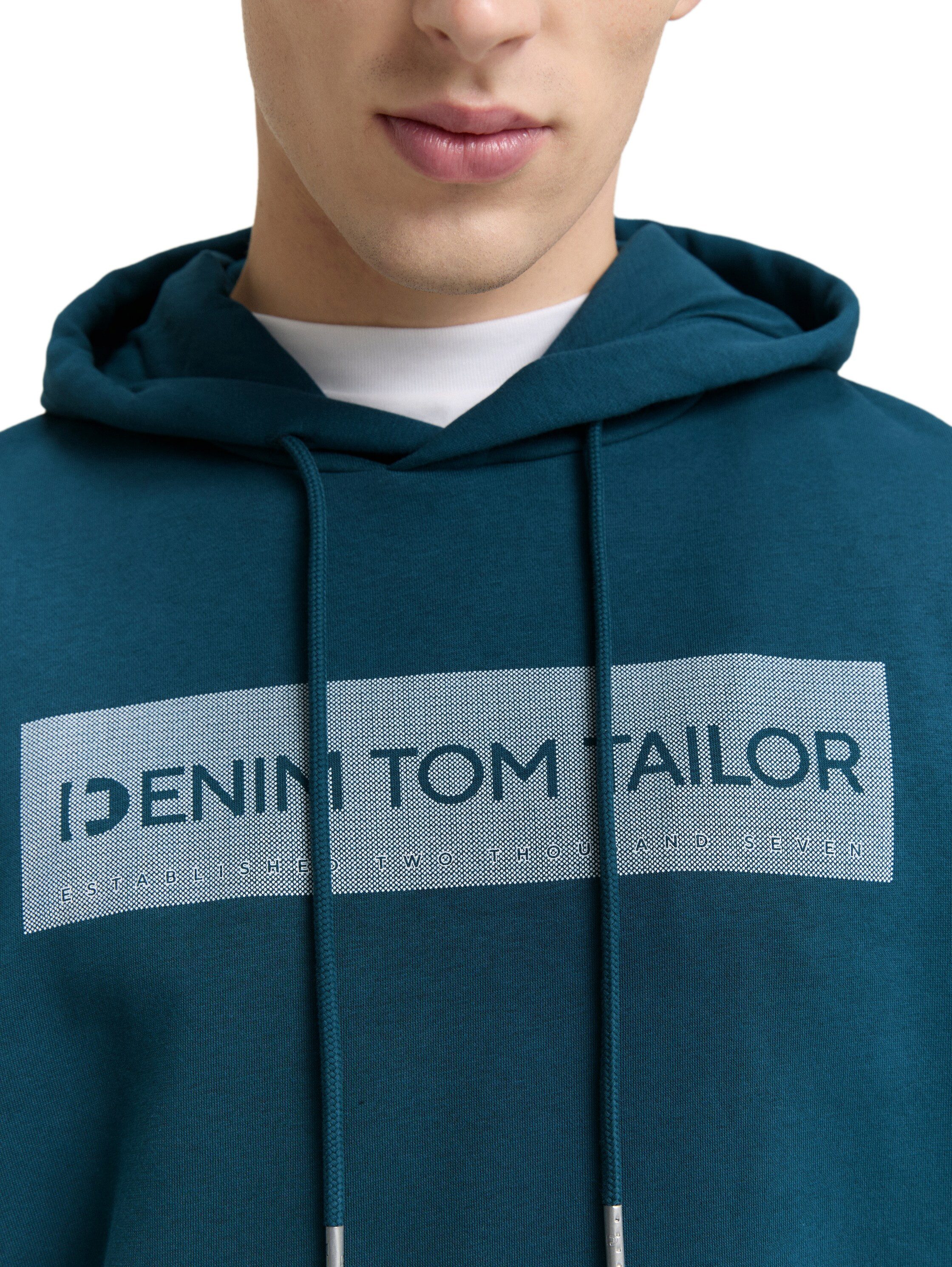 Tom Tailor Denim Hoodie met logoprint
