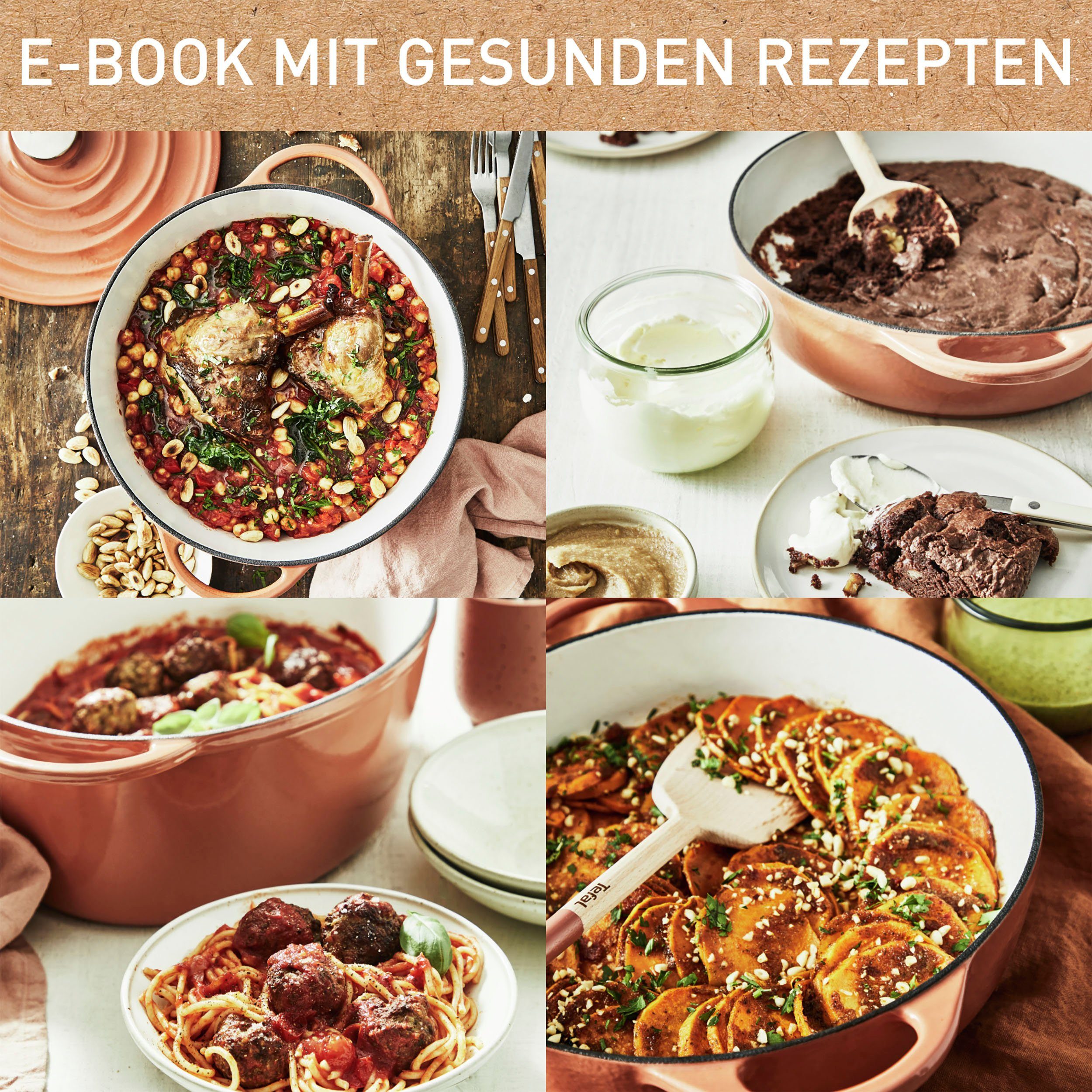 Tefal Kookpan LOV milieuvriendelijk, onschadelijke pigmenten, langzaam garen, ø 25 cm, inductie (1-delig)