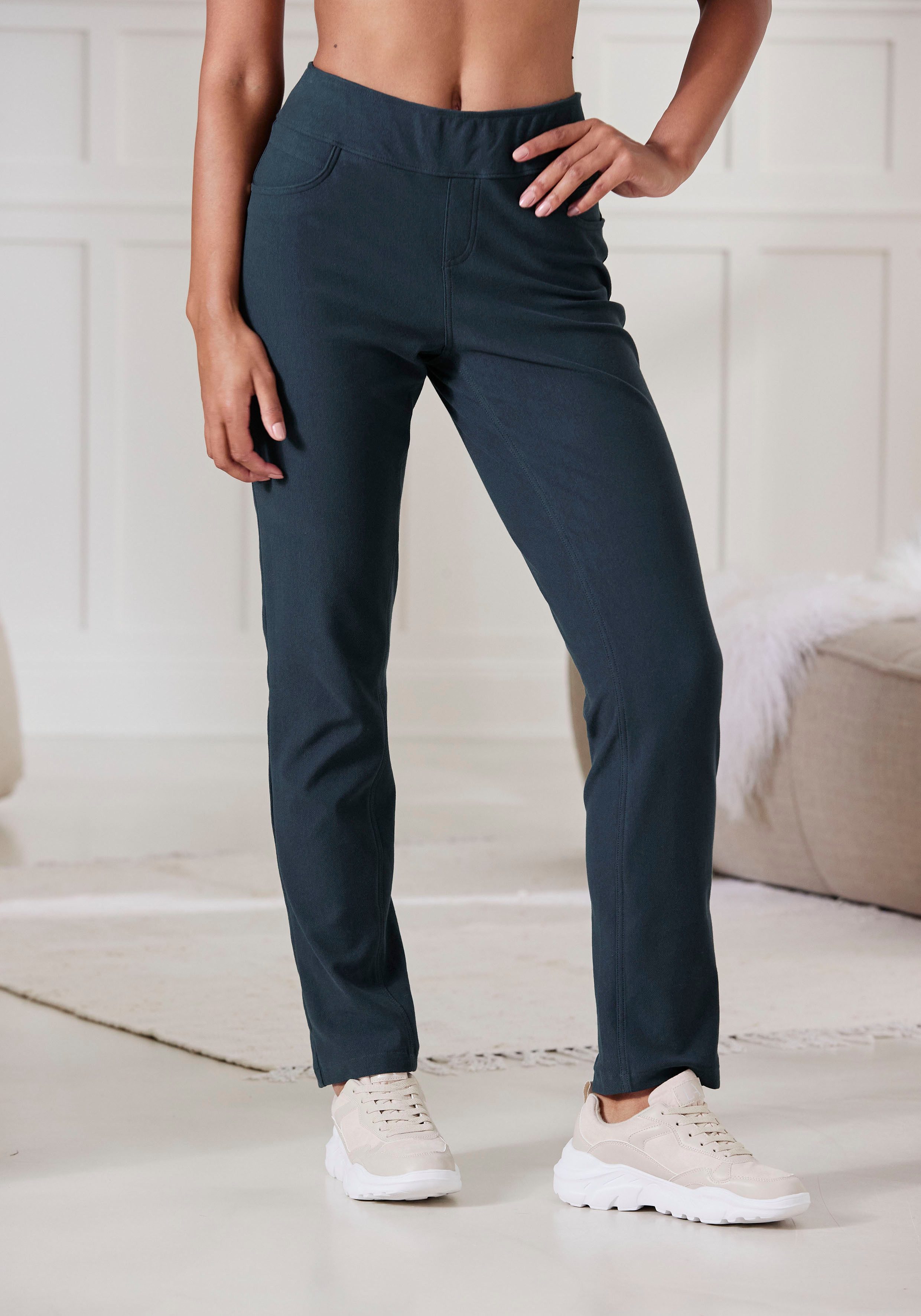 H.I.S Comfortbroek in jeanslook loungewear