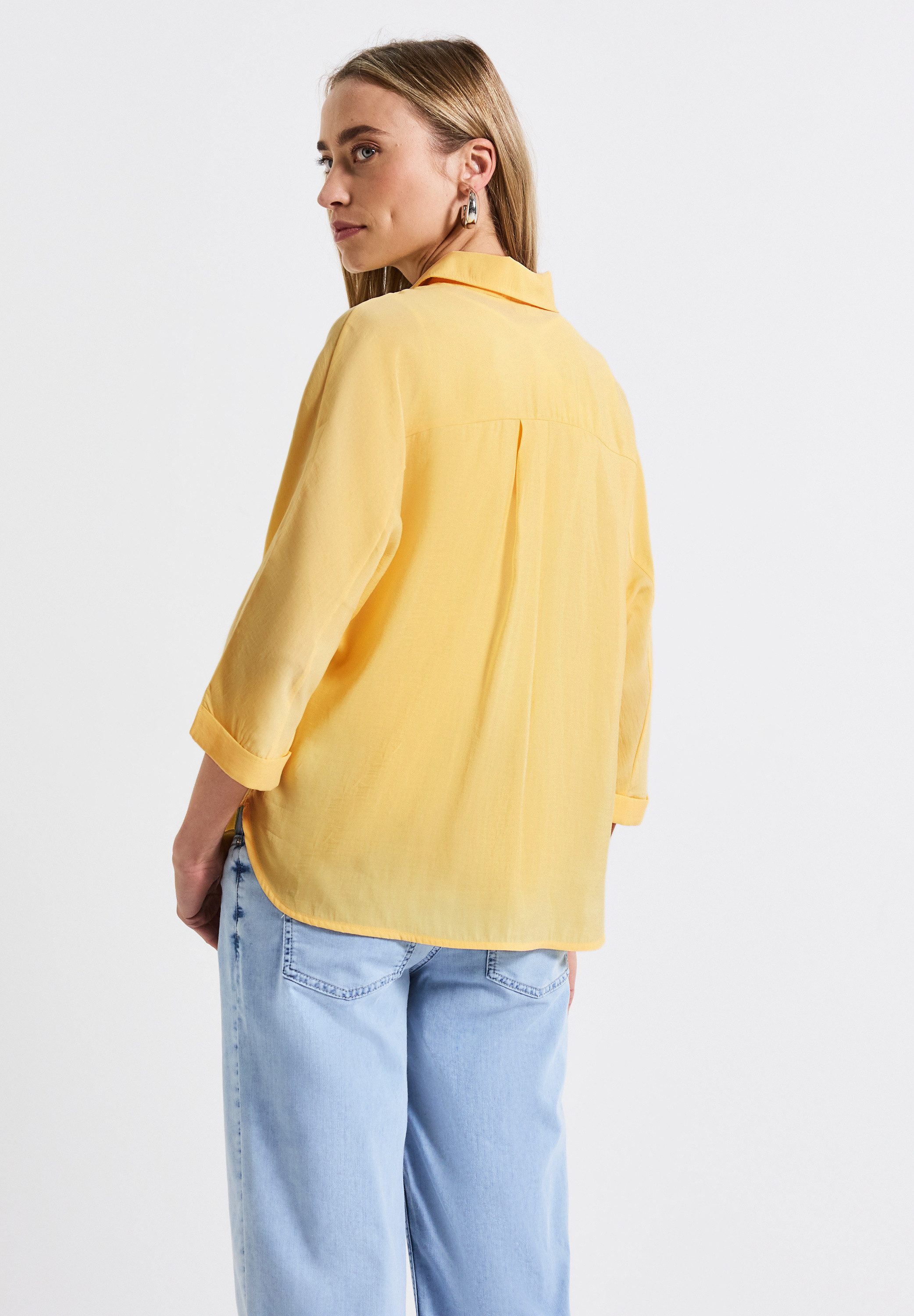 STREET ONE Overhemdblouse met borstzak