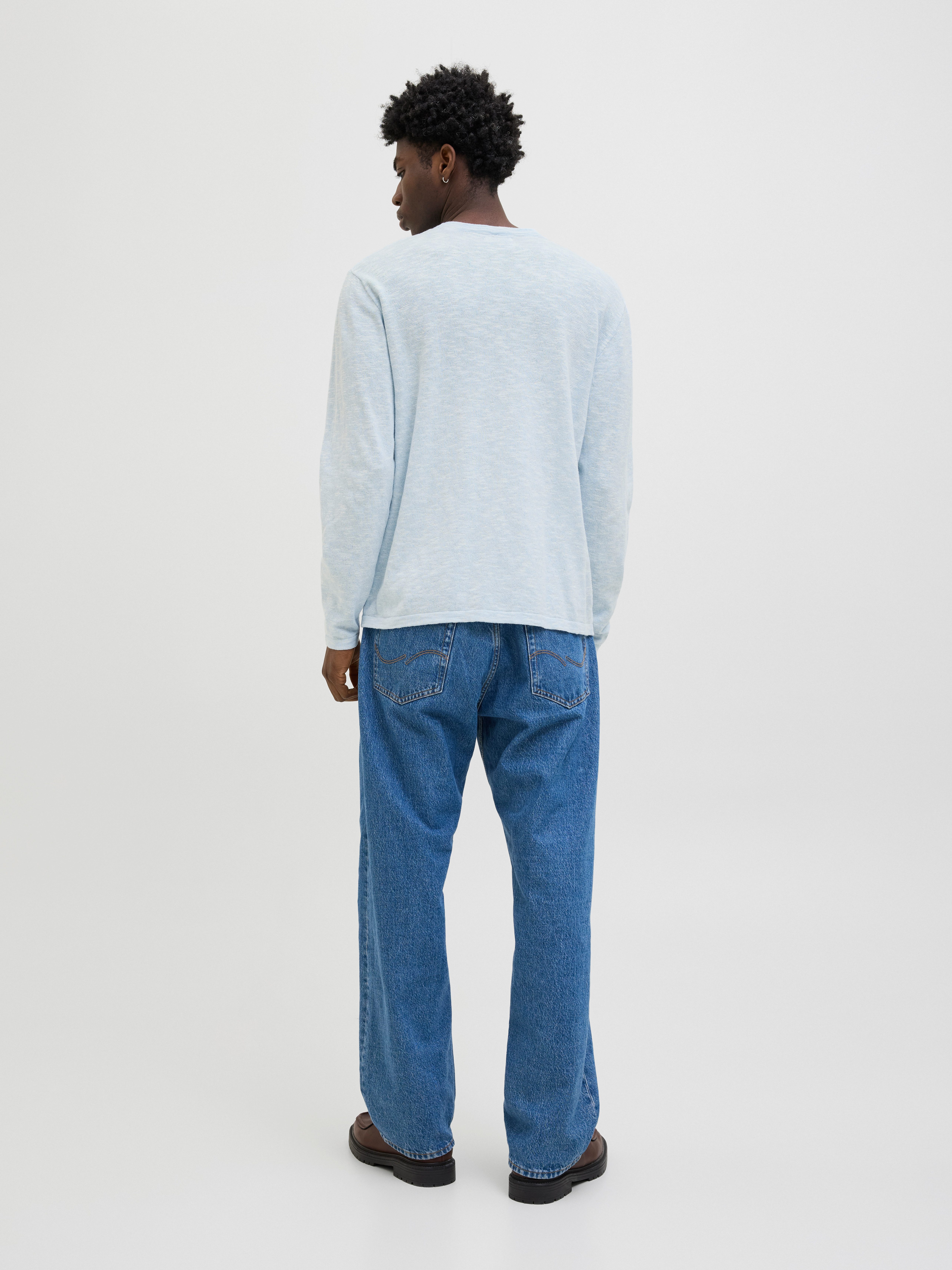 Jack & Jones Trui met ronde hals JJESUMMER KNIT CREW NECK SN