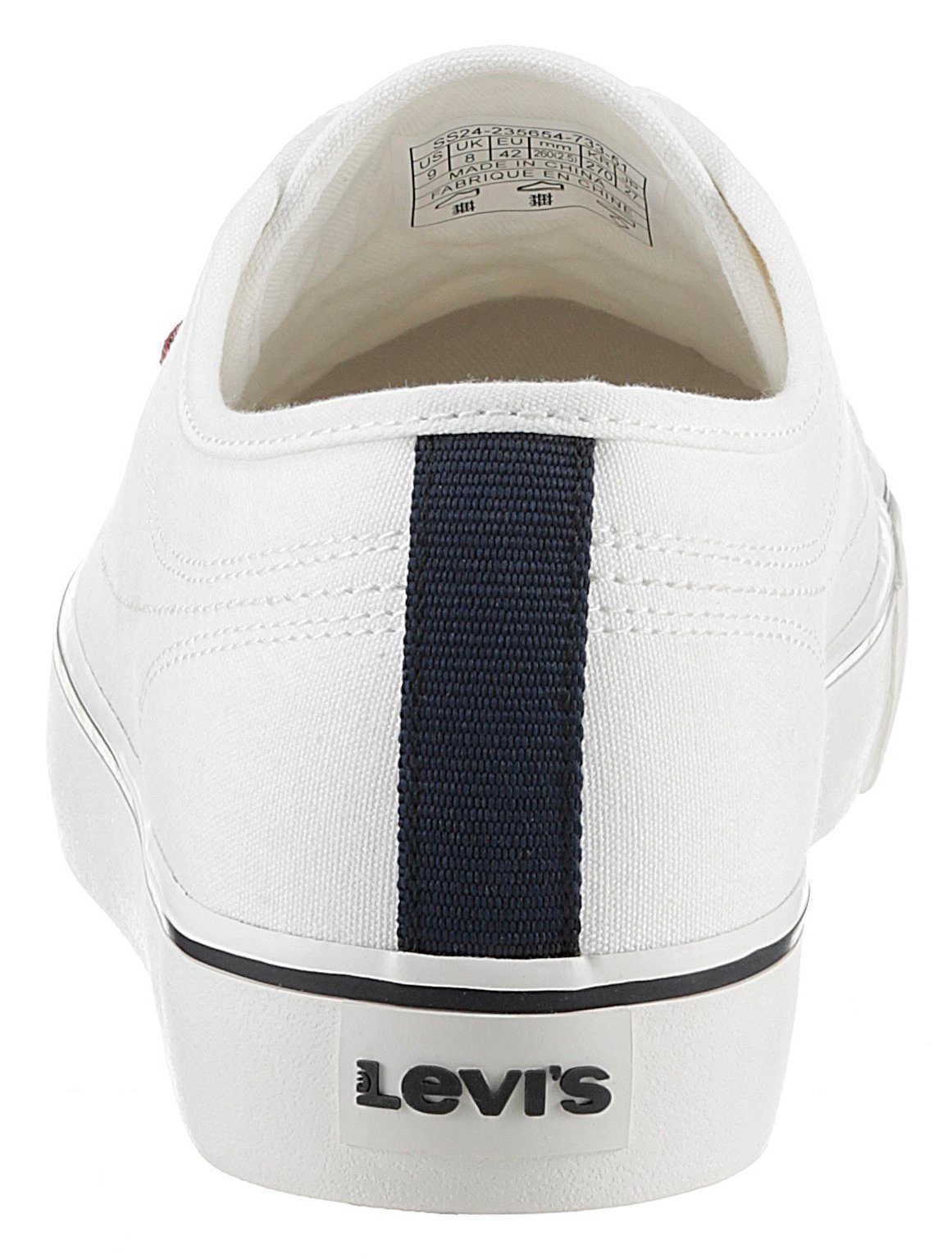 Levi's® Sneakers HERNAN , vrijetijdsschoen, lage schoen, veterschoen met 6-voudige perforatie