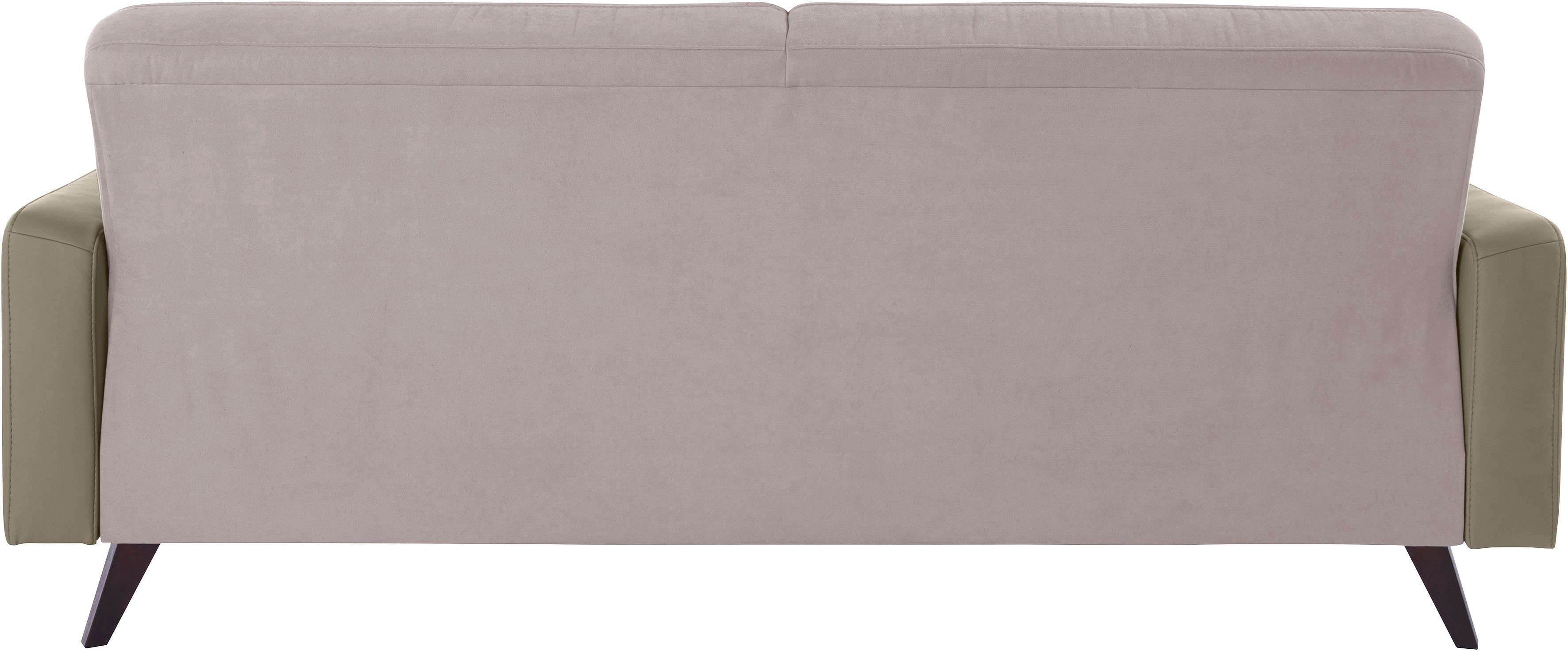 exxpo - sofa fashion 3-zitsbank Samso, elegant en comfortabel, geweldig zitcomfort, slaapbank Kipbank, inclusief bedfunctie en bedlade, comfortabele zithoogte 49 cm