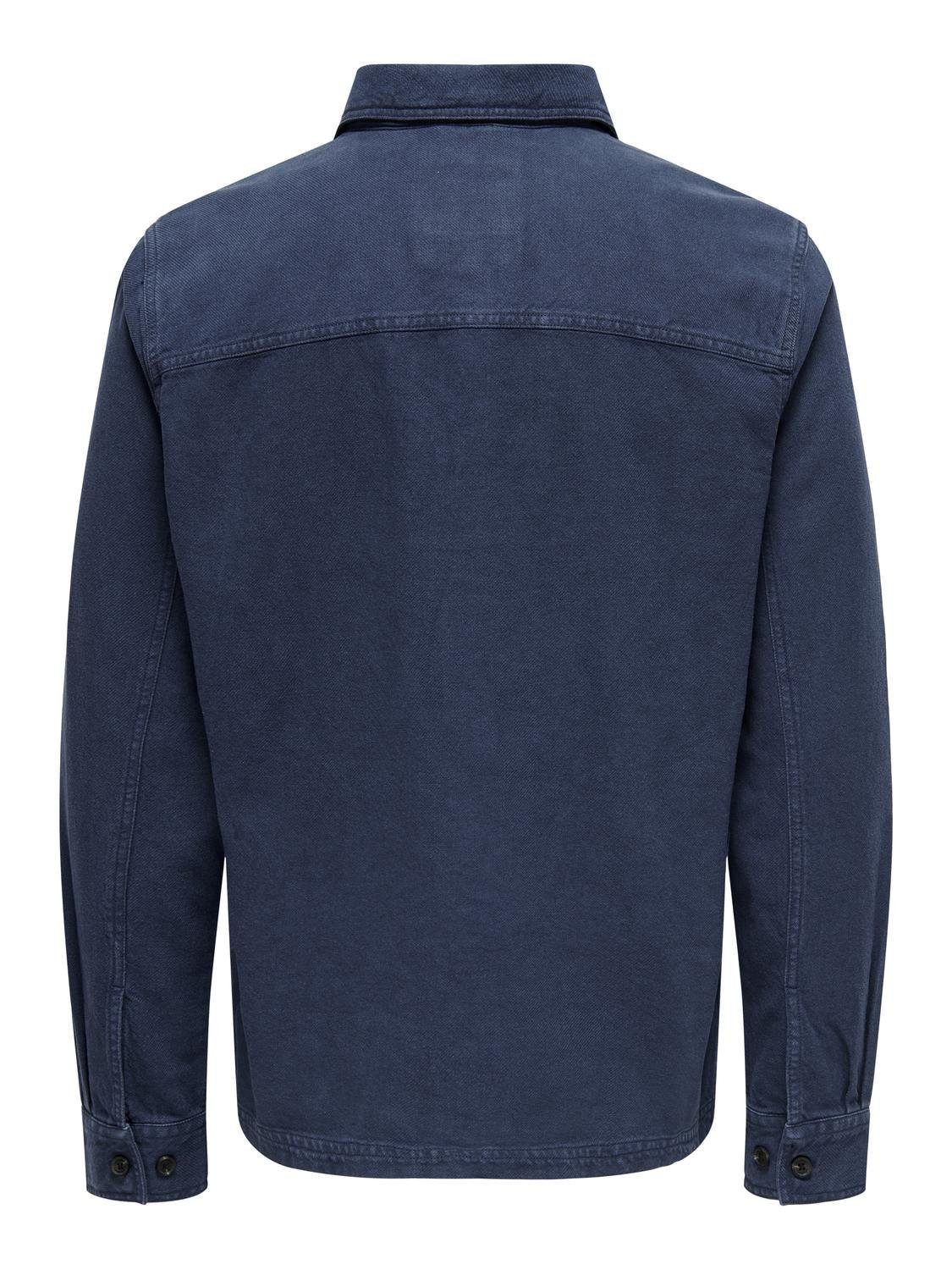 ONLY & SONS Overhemd met lange mouwen ONSOLIVER TWILL OVERDYE OVERSHIRT BF