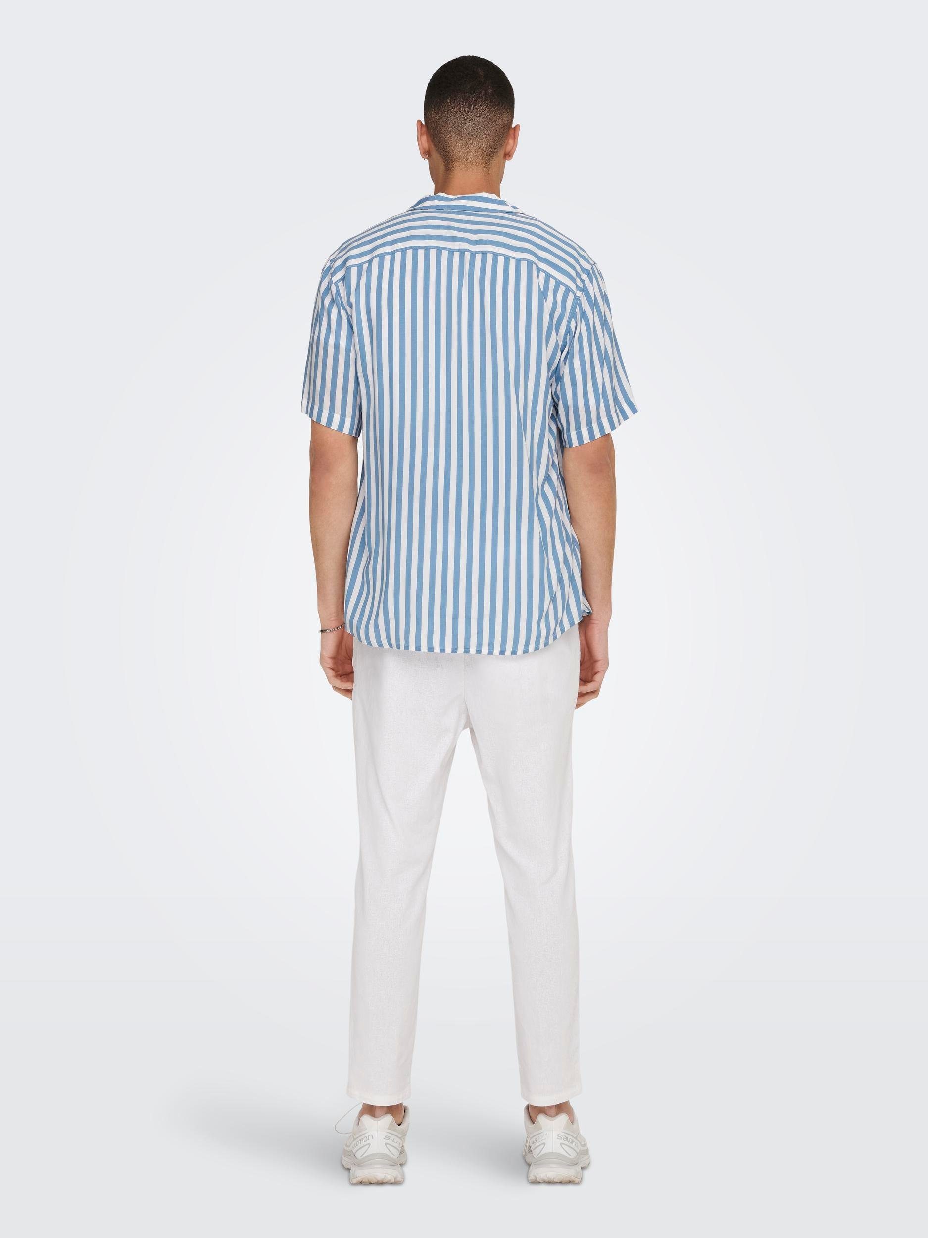 ONLY & SONS Overhemd met korte mouwen ONSWAYNE LIFE SS VISCOSE