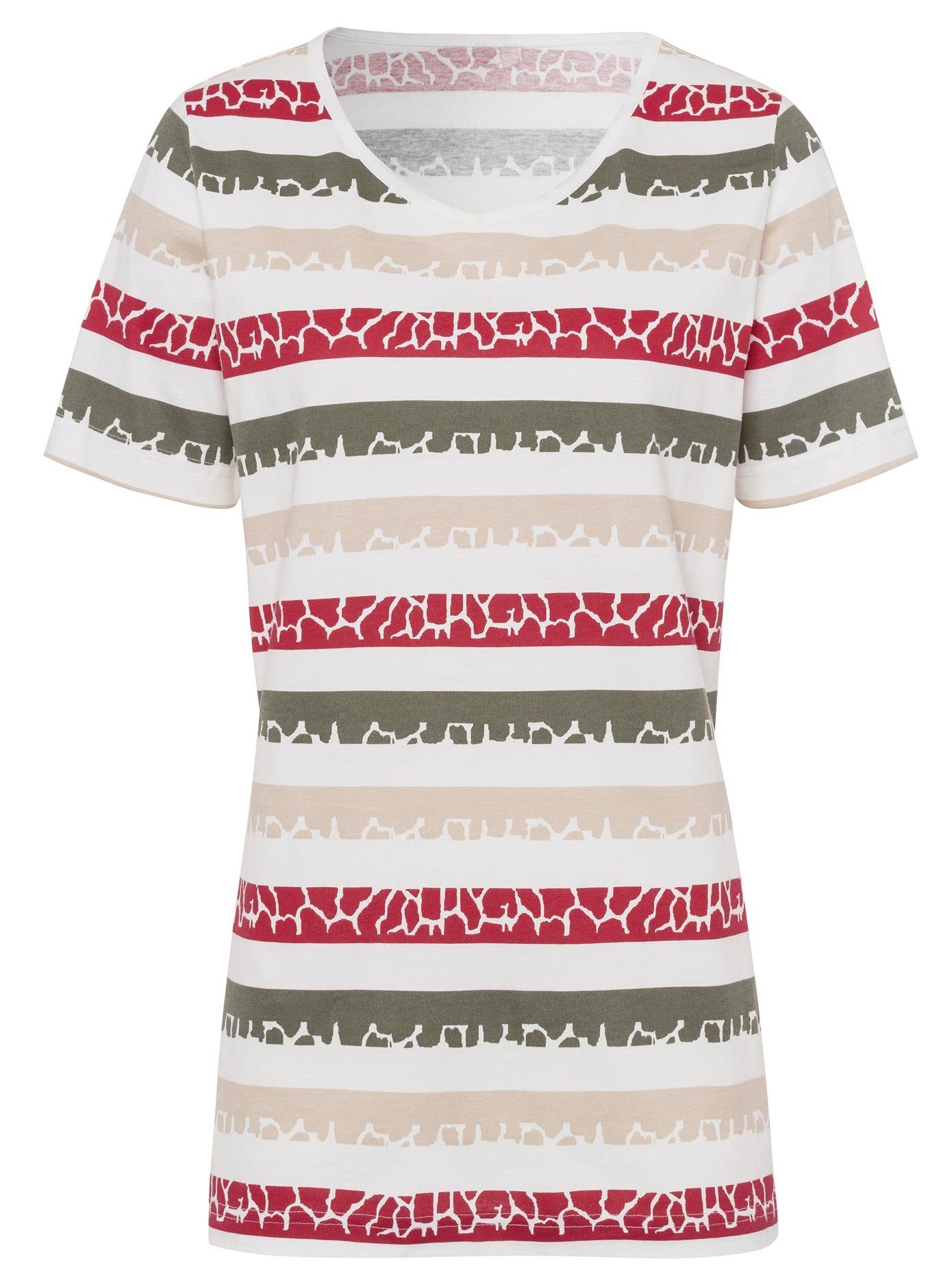 Classic Basics Shirt met print Shirt (1-delig)