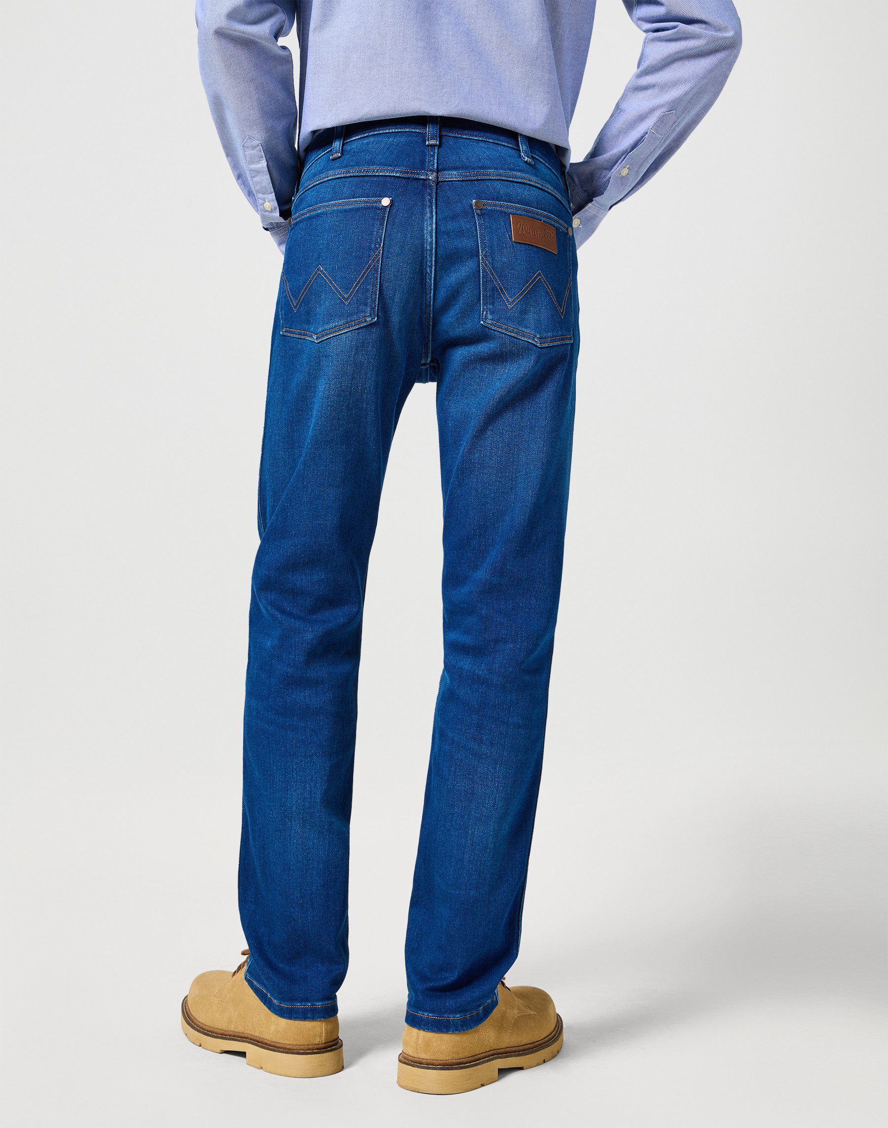 Wrangler Straight jeans GREENSBORO FREE TO STRETCH Vrij om te rekken materiaal