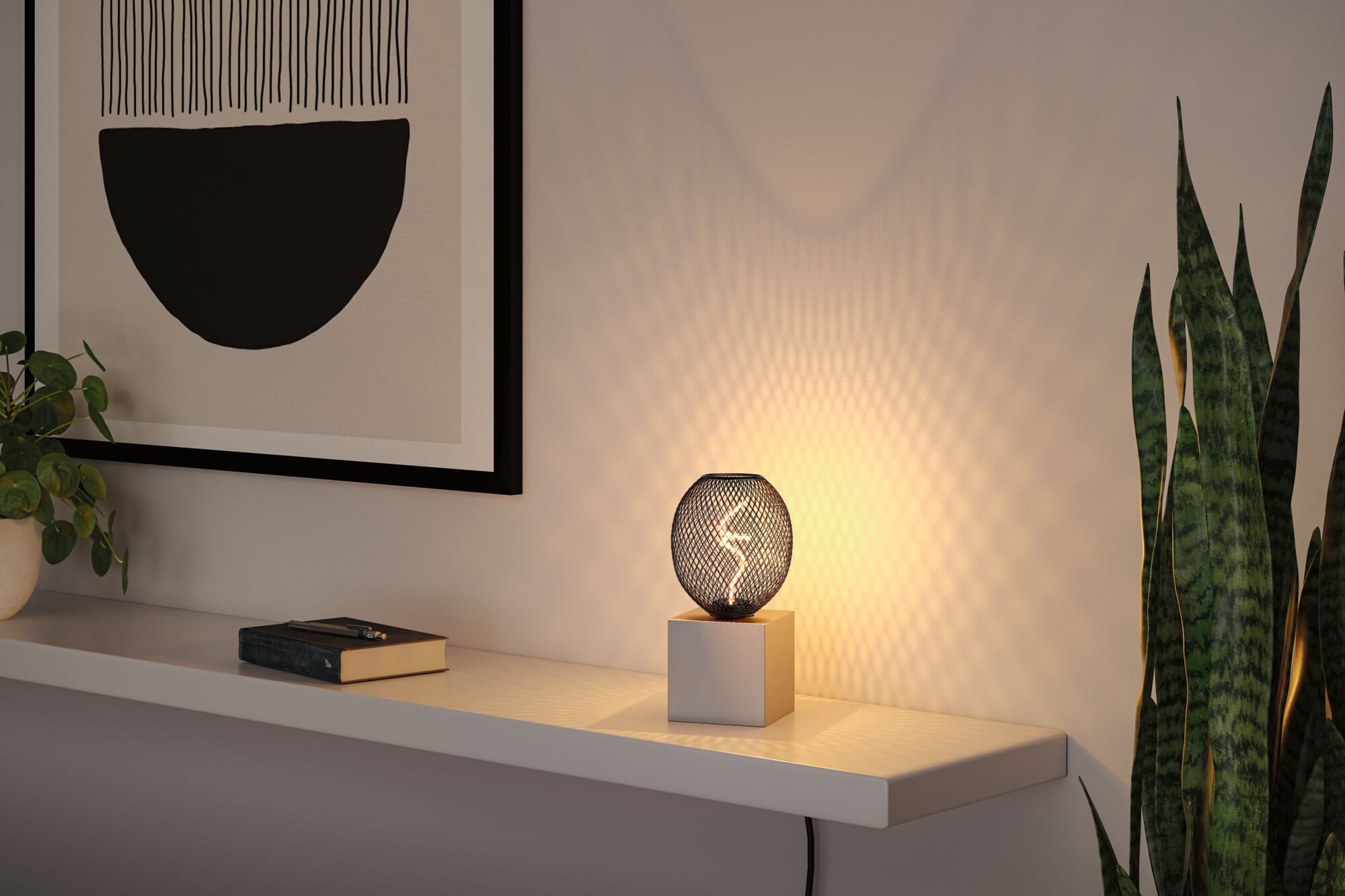 Paulmann Led-verlichting Metallic Glow Standard 230V LED globe dimbaar zwart
