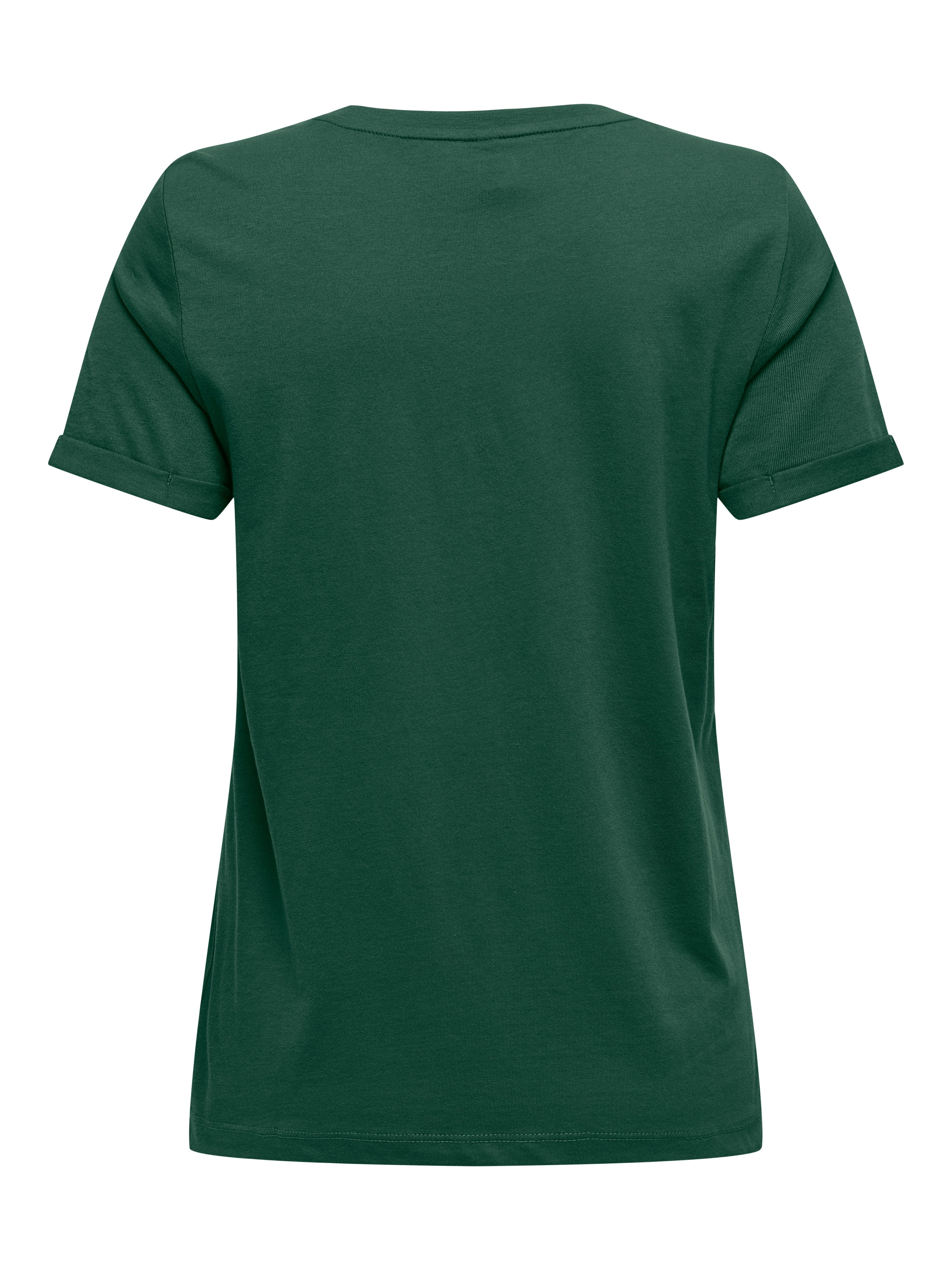 Only Shirt met korte mouwen ONLKITA S/S LOGO TOP NOOS