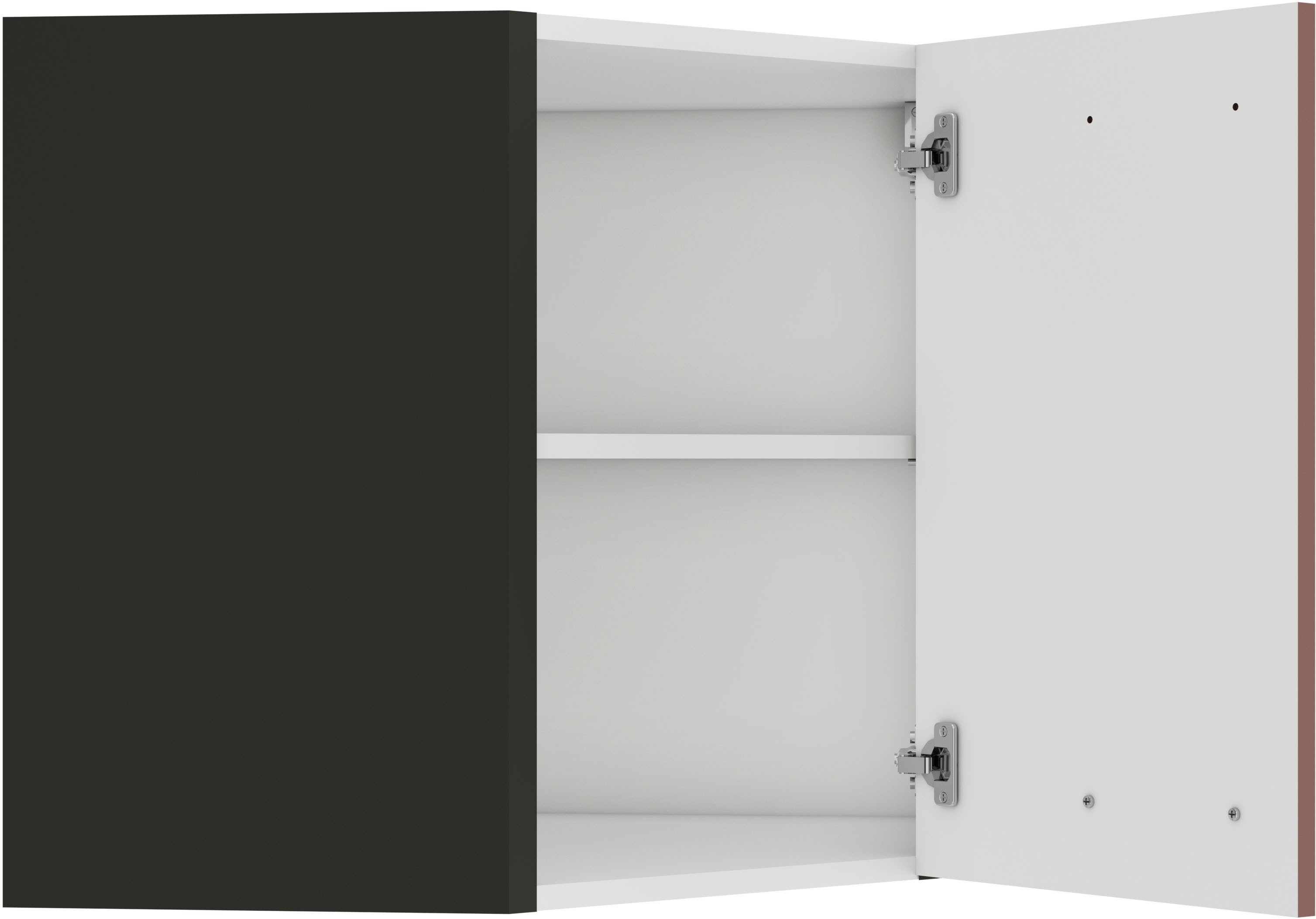 OPTIFIT Hangend hoekkastje Palma Breedte 60 x 60 cm, deuropening verwisselbaar