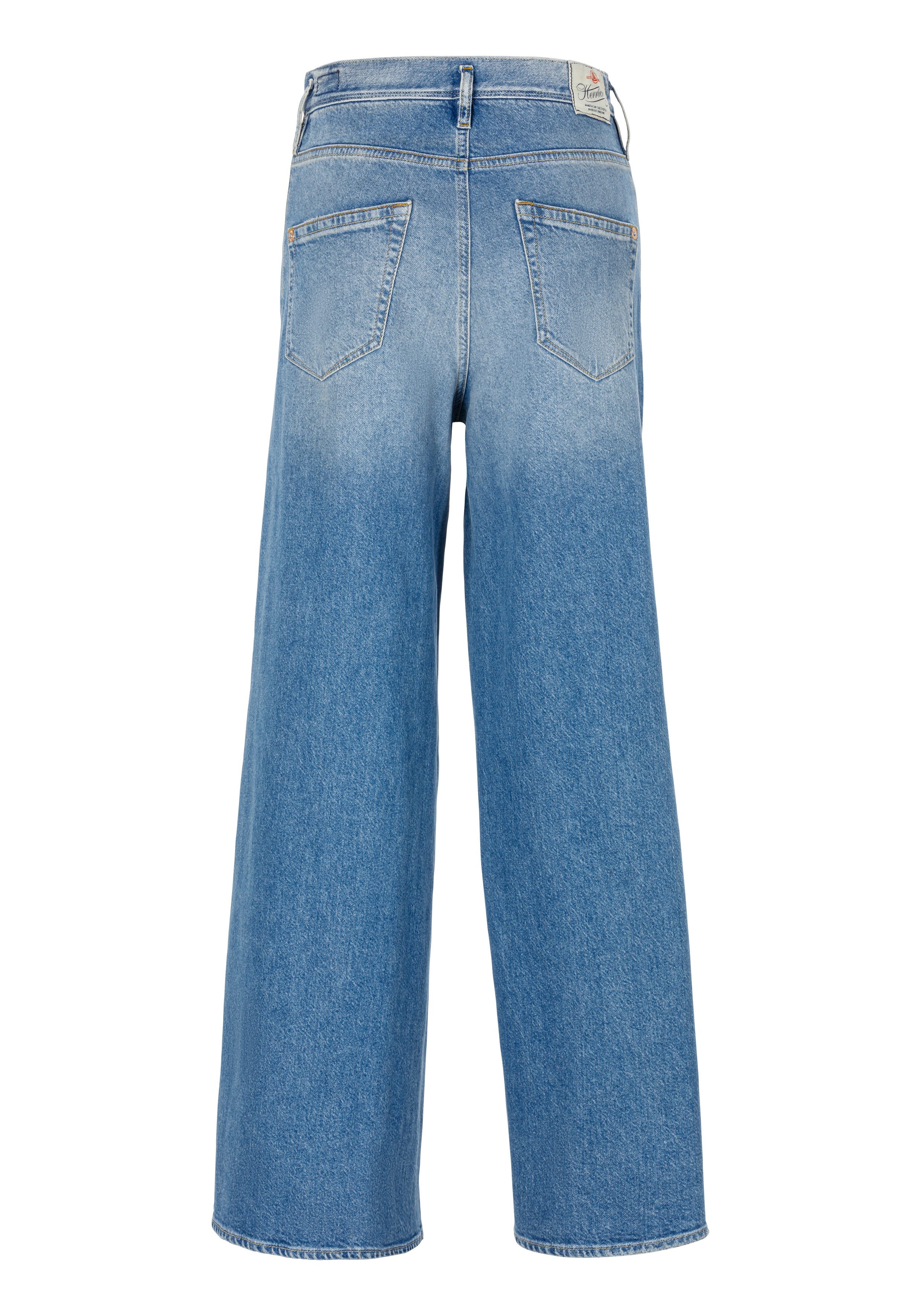 Herrlicher 5-pocket jeans Shyra Palazzo Denim met bijzonder wijd been