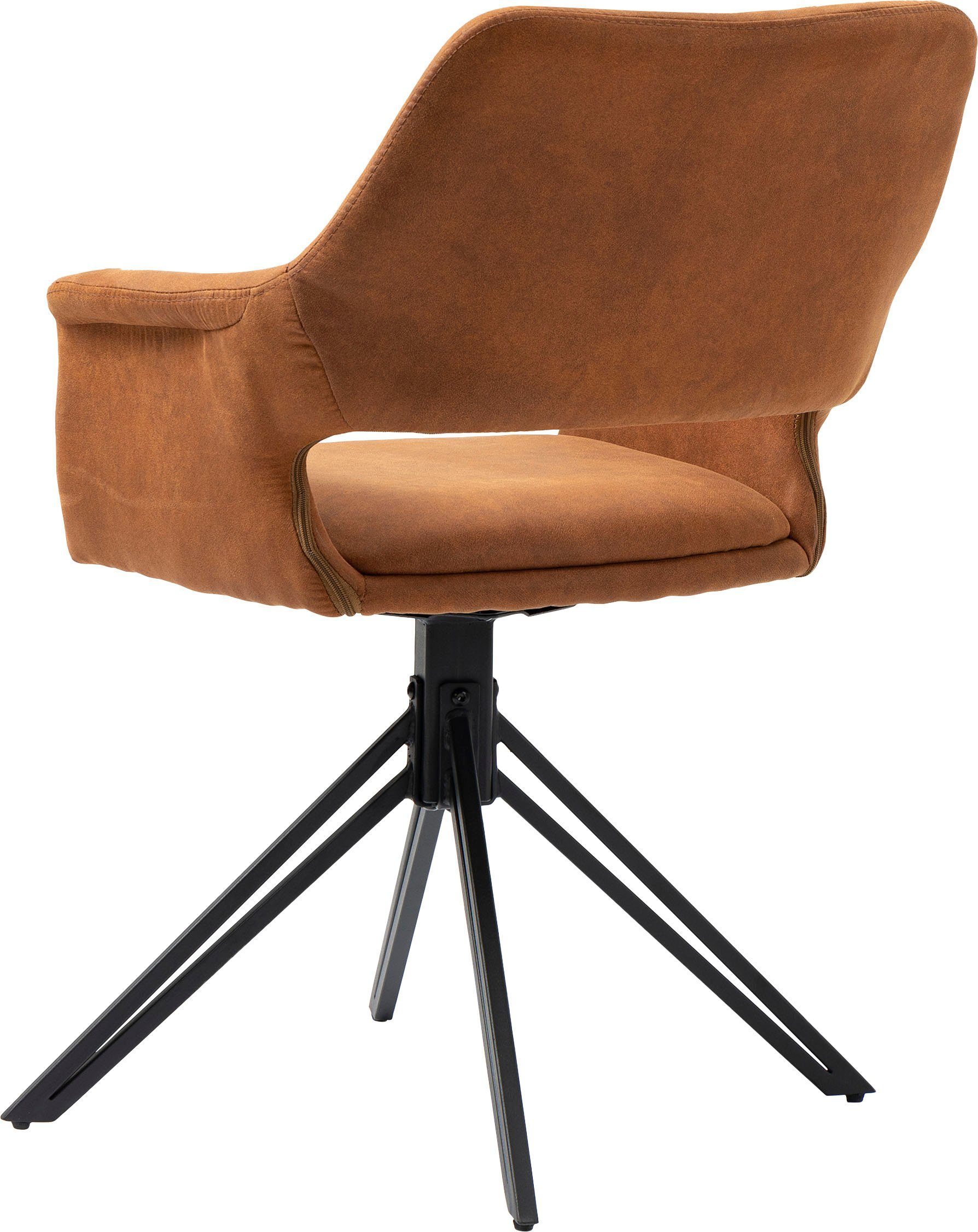 byLIVING Eetkamerstoel Estelle 360° draaibaar (set, 2 stuks)
