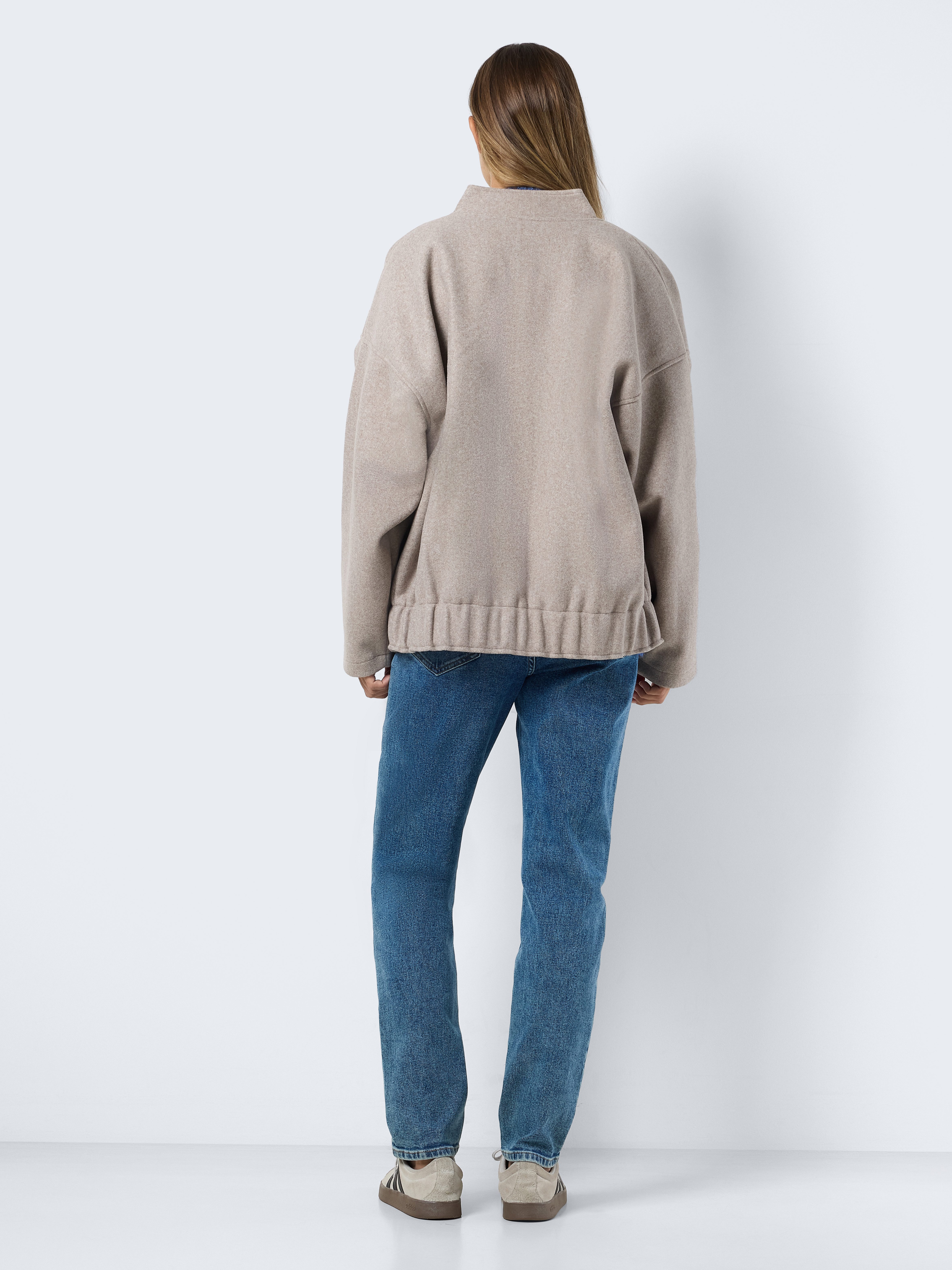 Noisy may Blousejasje NMHALSTON L/S BOMBER JACKET WVN NOOS
