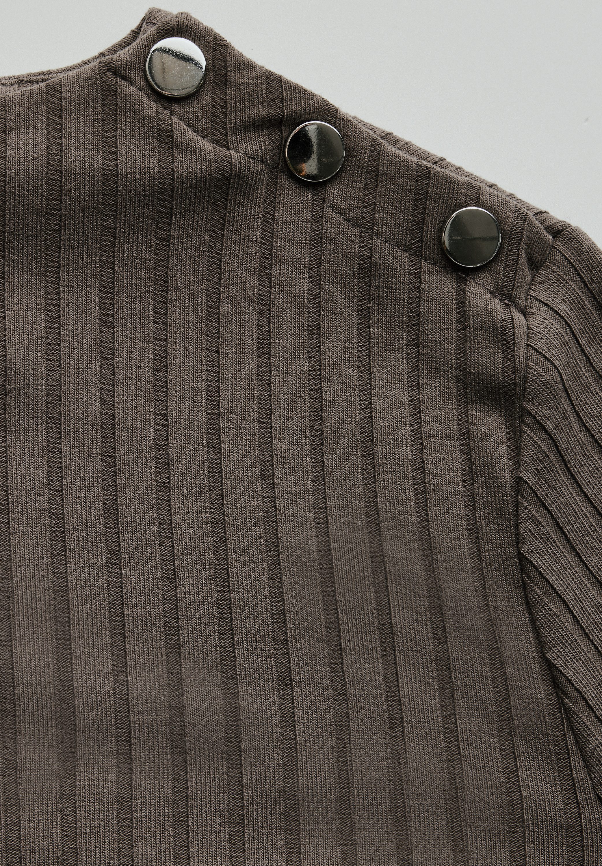 STREET ONE Shirt met 3/4 mouwen met knopen op de schouder
