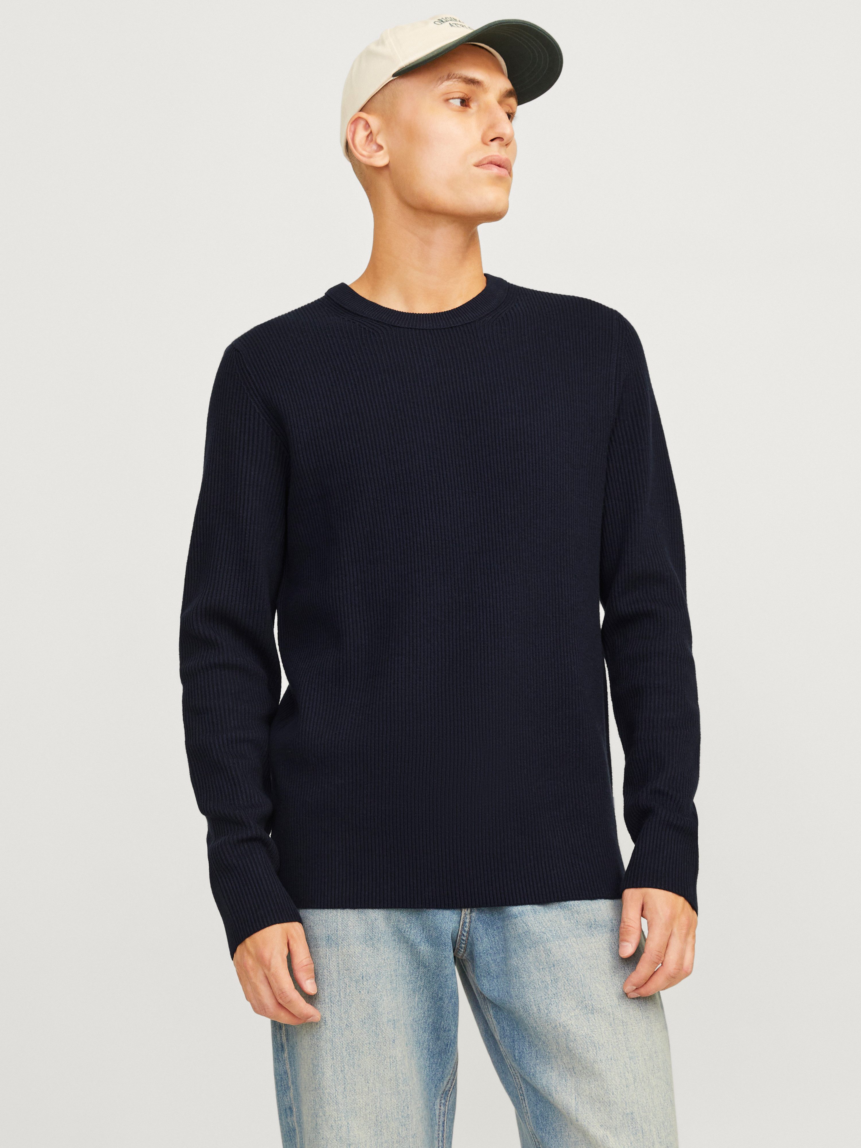 Jack & Jones Trui met ronde hals JJEPERFECT KNIT CREW NECK SN