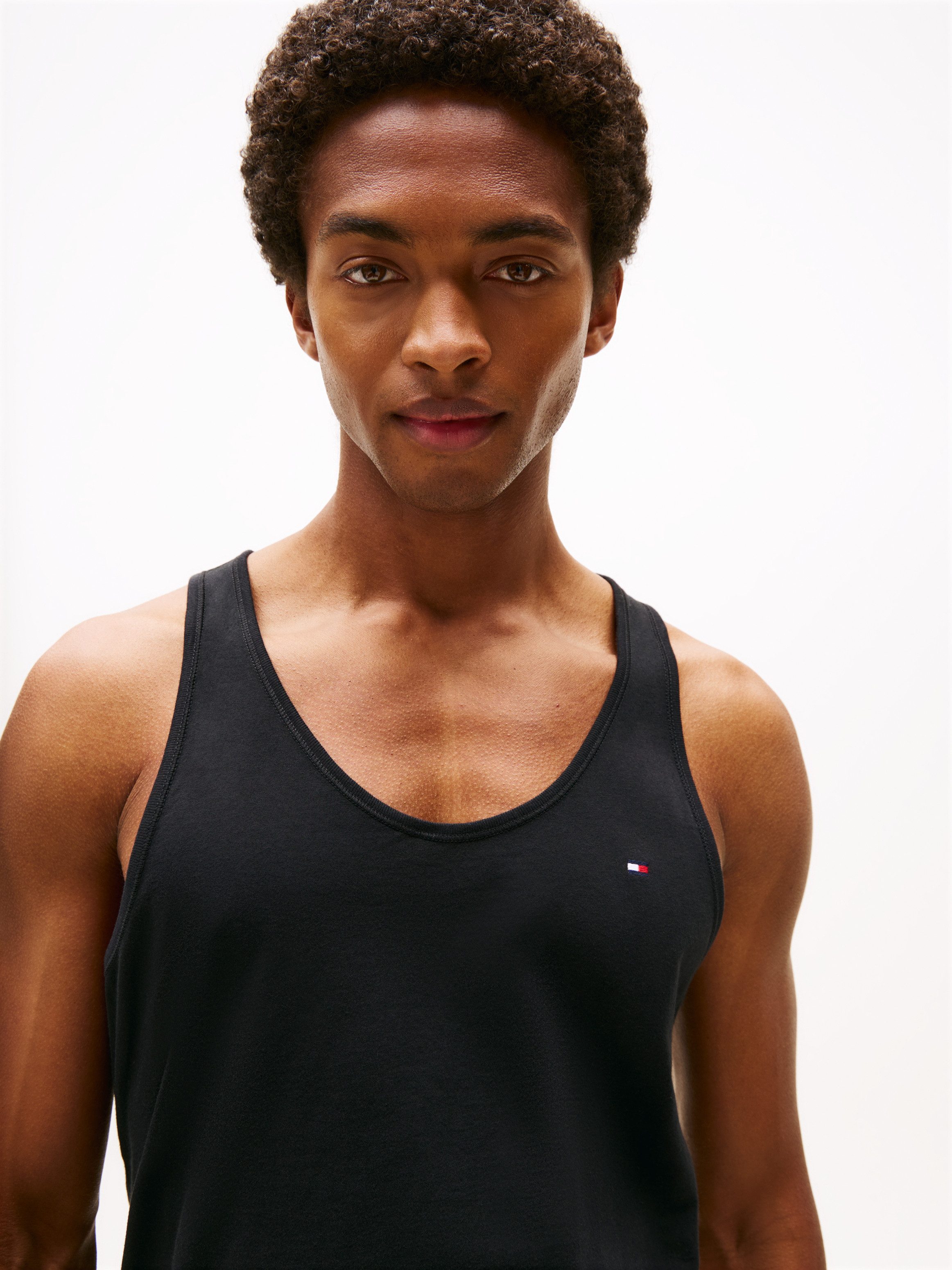 Tommy Hilfiger Underwear Tanktop 3P TANK TOP met logoborduursel (3-delig, Set van 3)