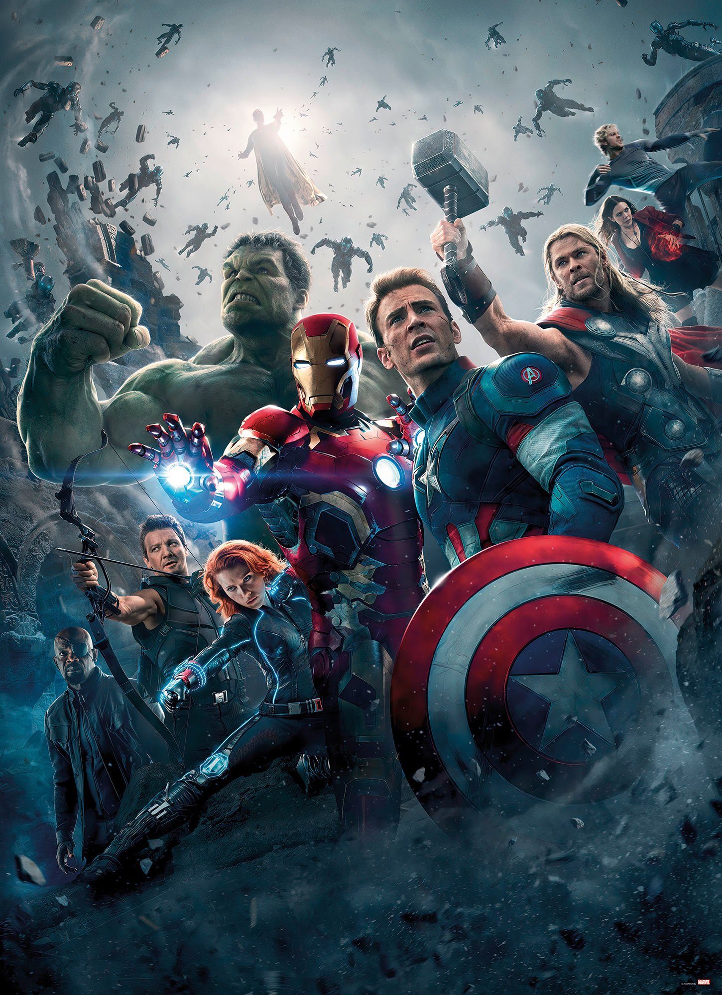 Komar Fotobehang Avengers-Age-of-Ultron-Filmposter - Afmeting 184 x 254 cm (1 stuk)