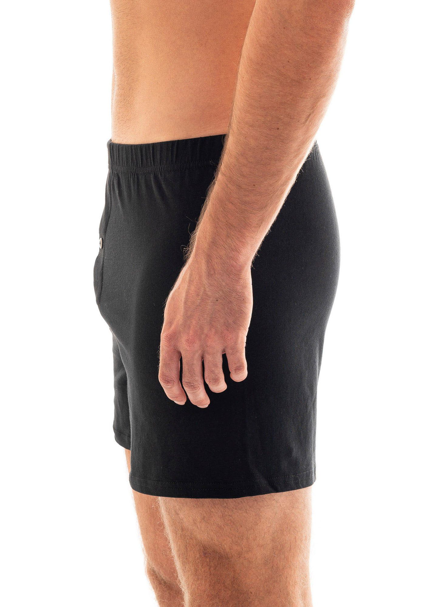 Bruno Banani Wijde boxershort Loose fit met knoopsluiting (2 stuks Set van 2)