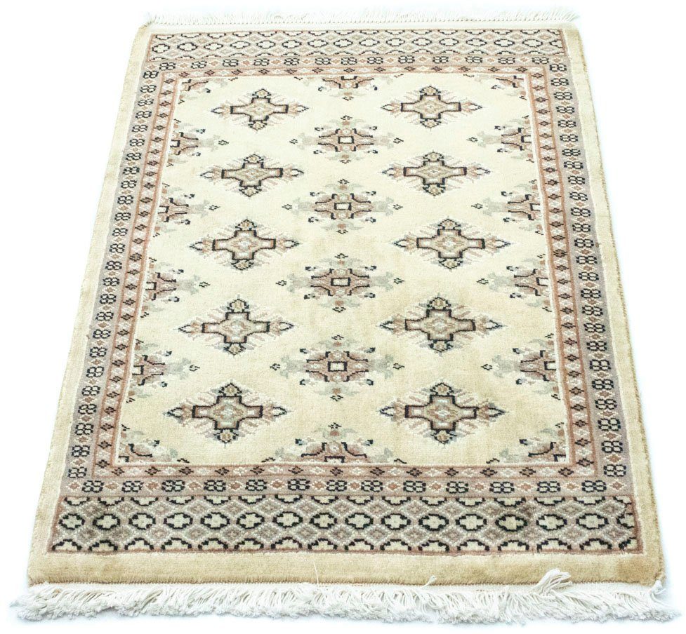 morgenland Vloerkleed Buchara vloerkleed met de hand geknoopt beige