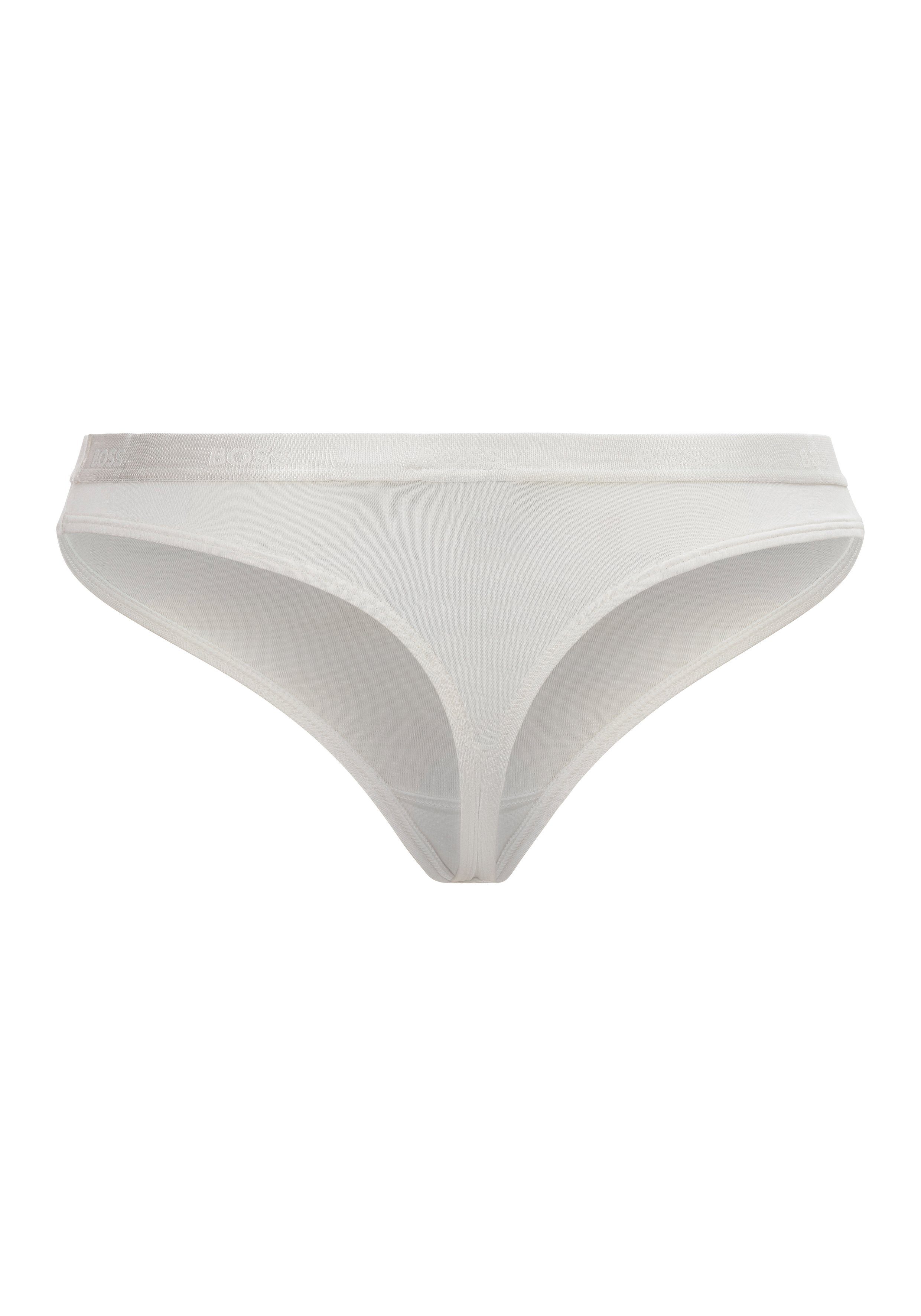 BOSS String THONG CI met boss logotekst op de tailleband
